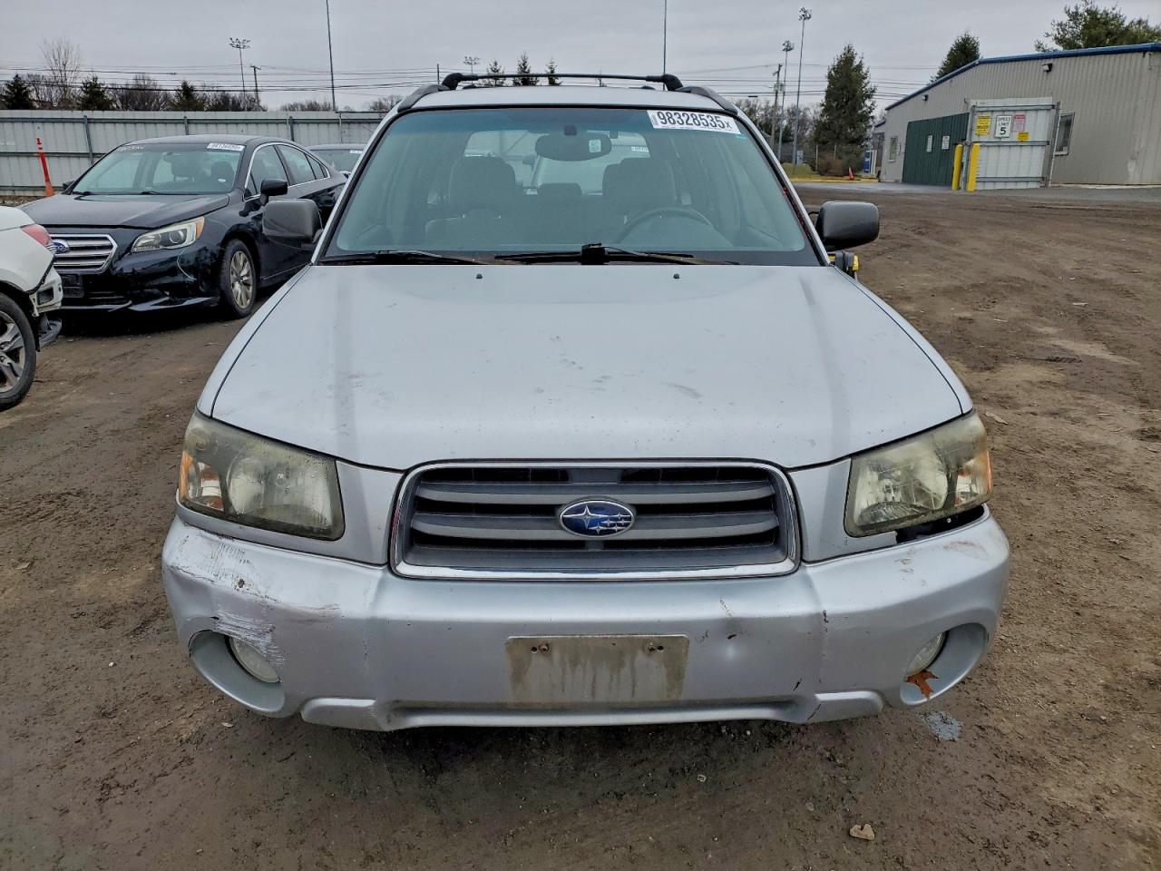 2005 Subaru Forester 2.5xs Silver vin: JF1SG65695H709237