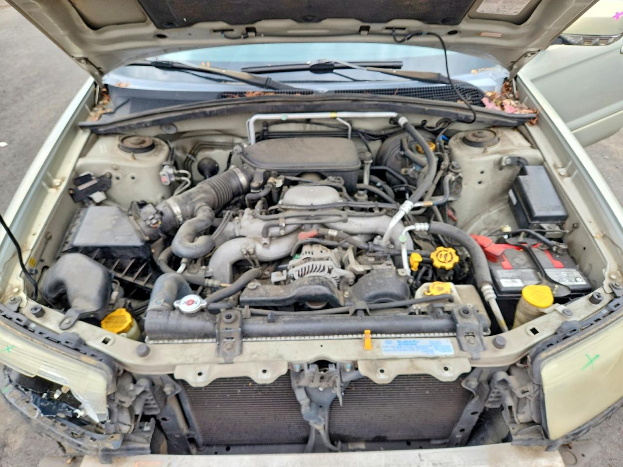 2006 Subaru Forester 2.5x Premium Бежевый vin: JF1SG65696H744278