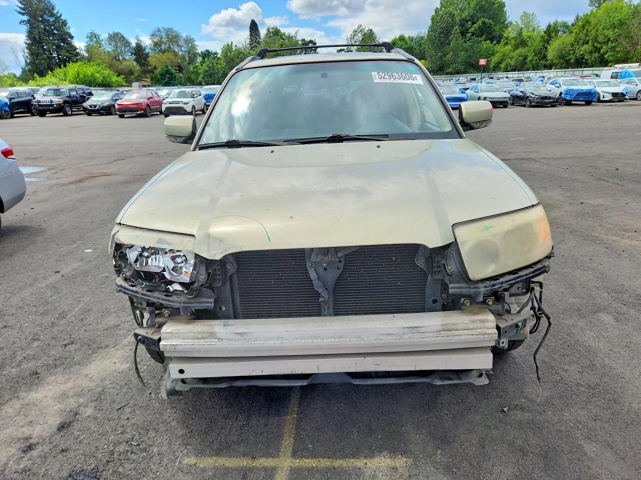 2006 Subaru Forester 2.5x Premium Бежевый vin: JF1SG65696H744278