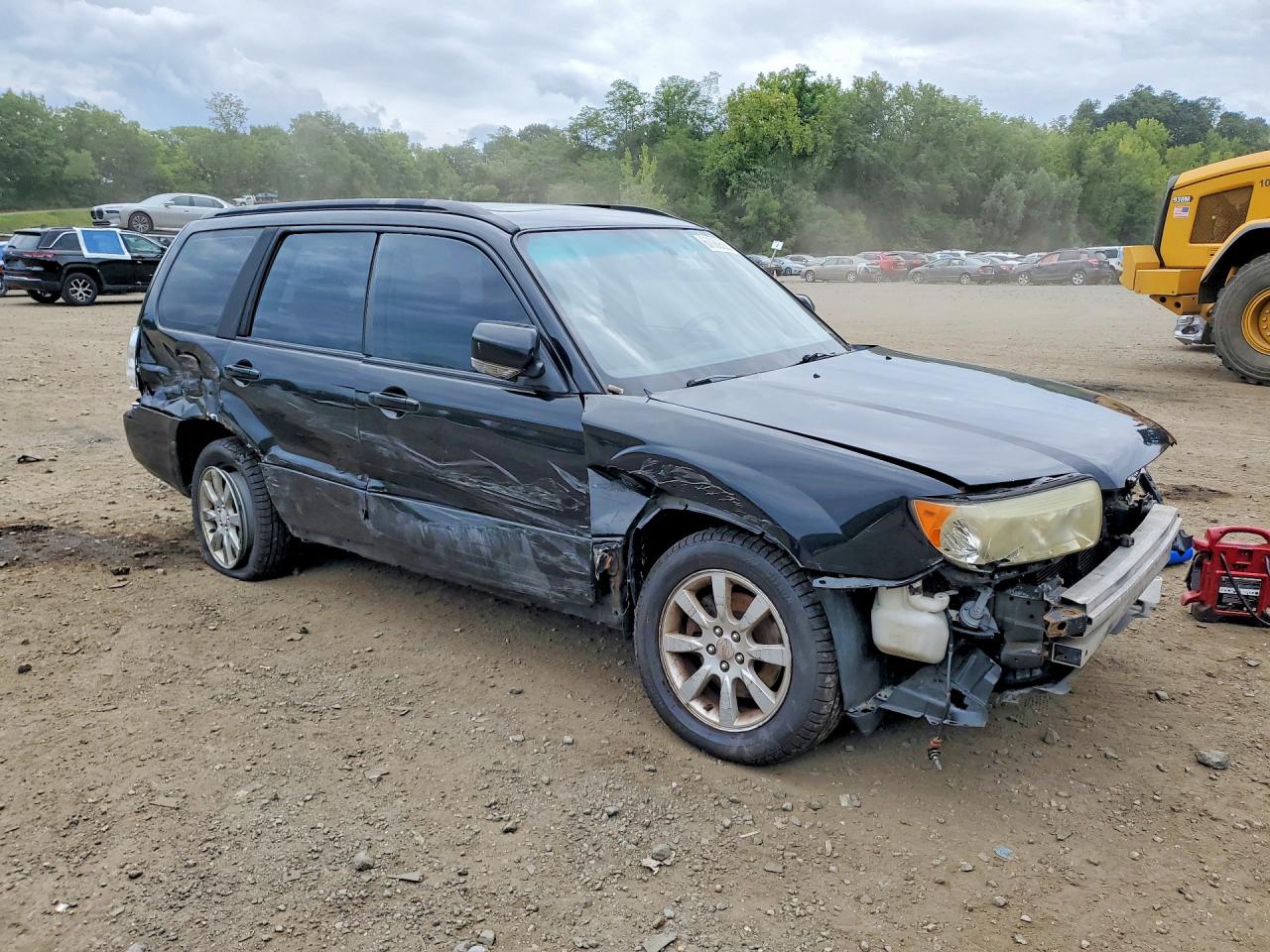 2007 Subaru Forester 2.5x Premium Black vin: JF1SG65697H717356