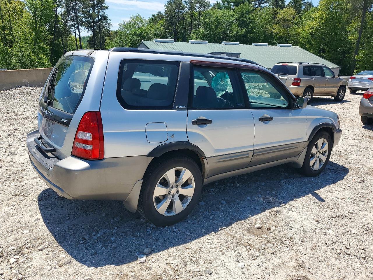 2004 Subaru Forester 2.5xs Silver vin: JF1SG656X4H710217