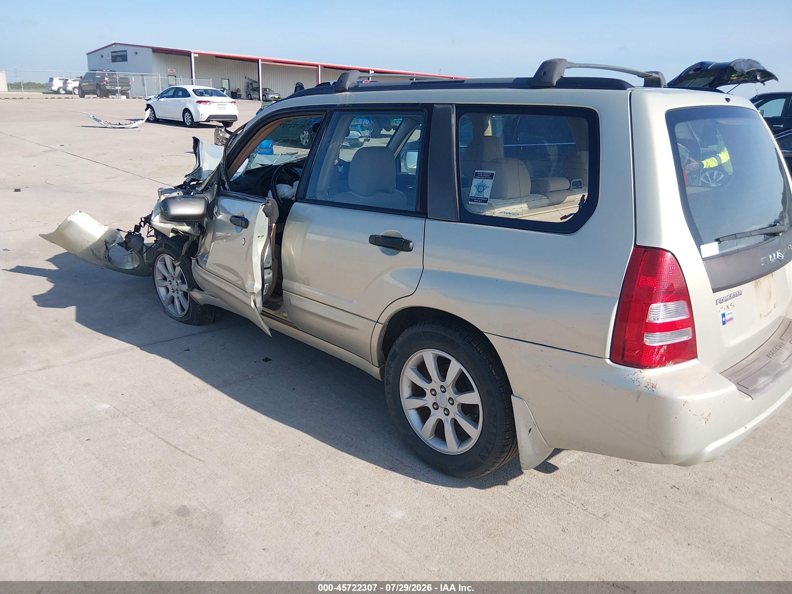 2005 Subaru Forester 2.5xs Silver vin: JF1SG656X5H718142