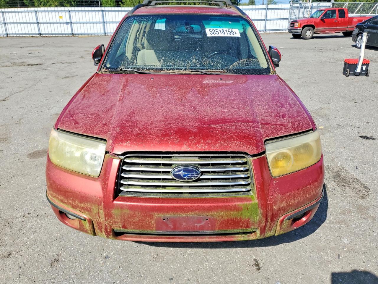 2006 Subaru Forester 2.5x Premium Красный vin: JF1SG656X6H716781