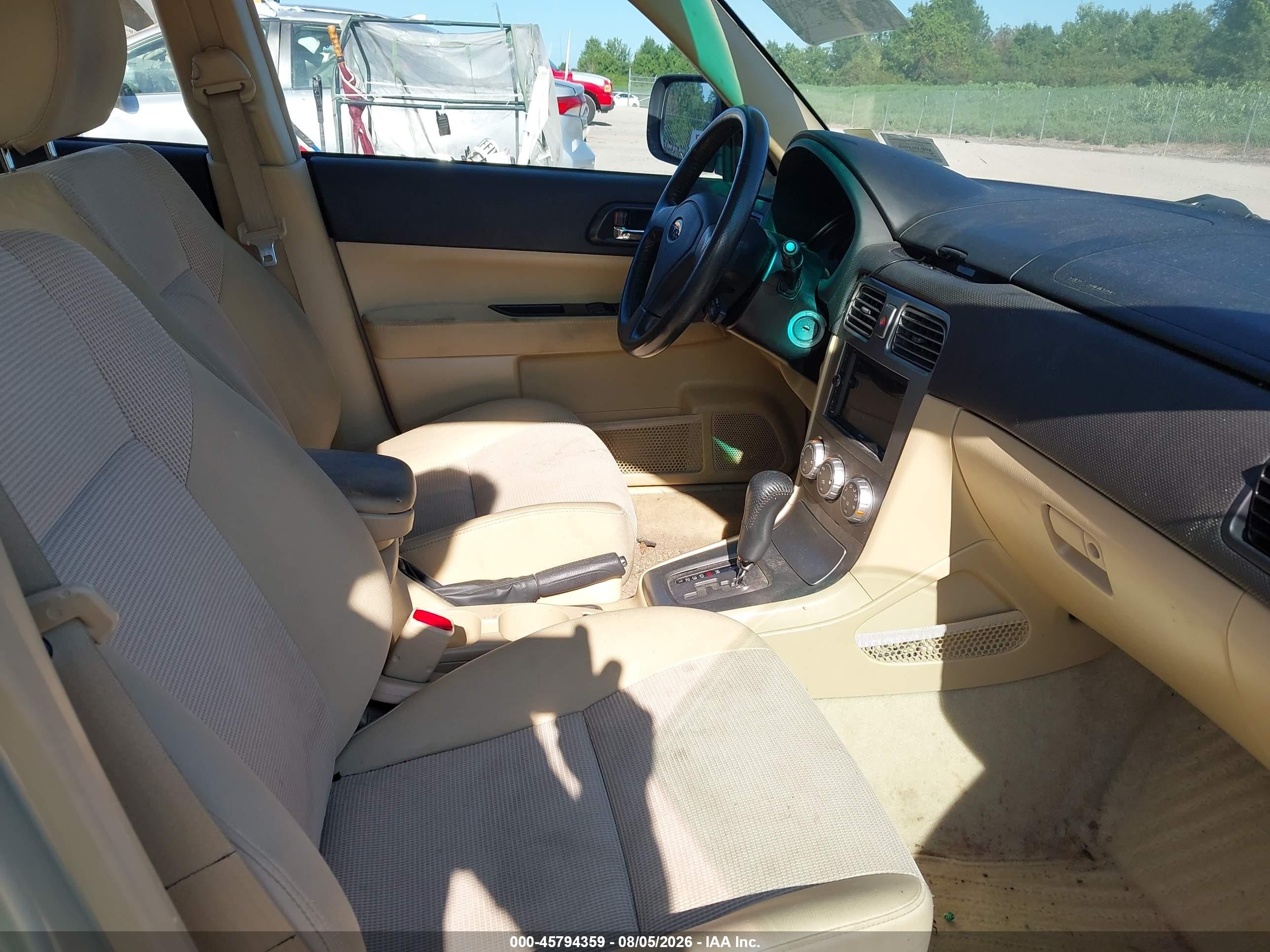 2006 Subaru Forester 2.5x Золотой vin: JF1SG656X6H730616