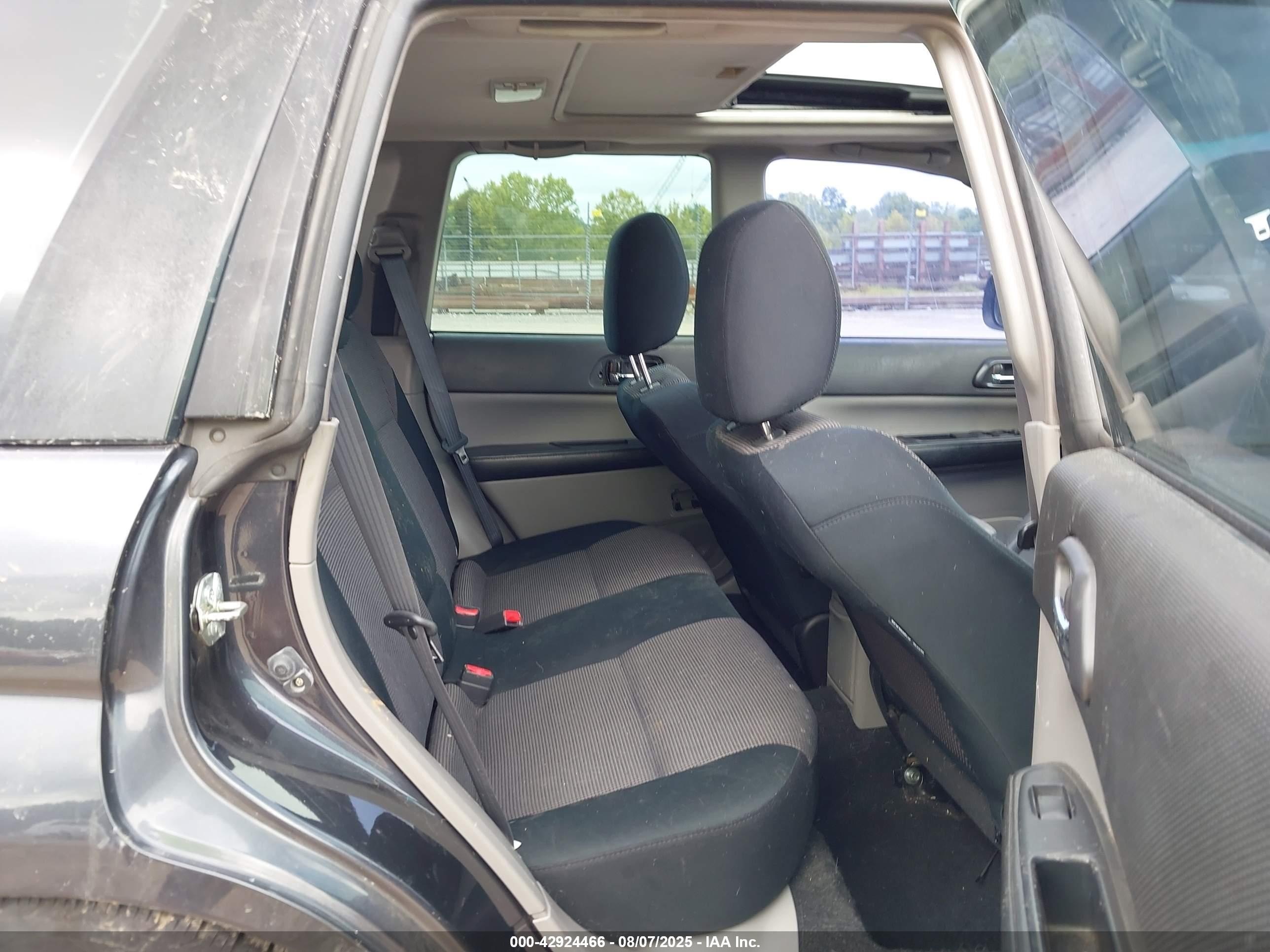 2008 Subaru Forester Sports 2.5xt Gray vin: JF1SG66618G722587