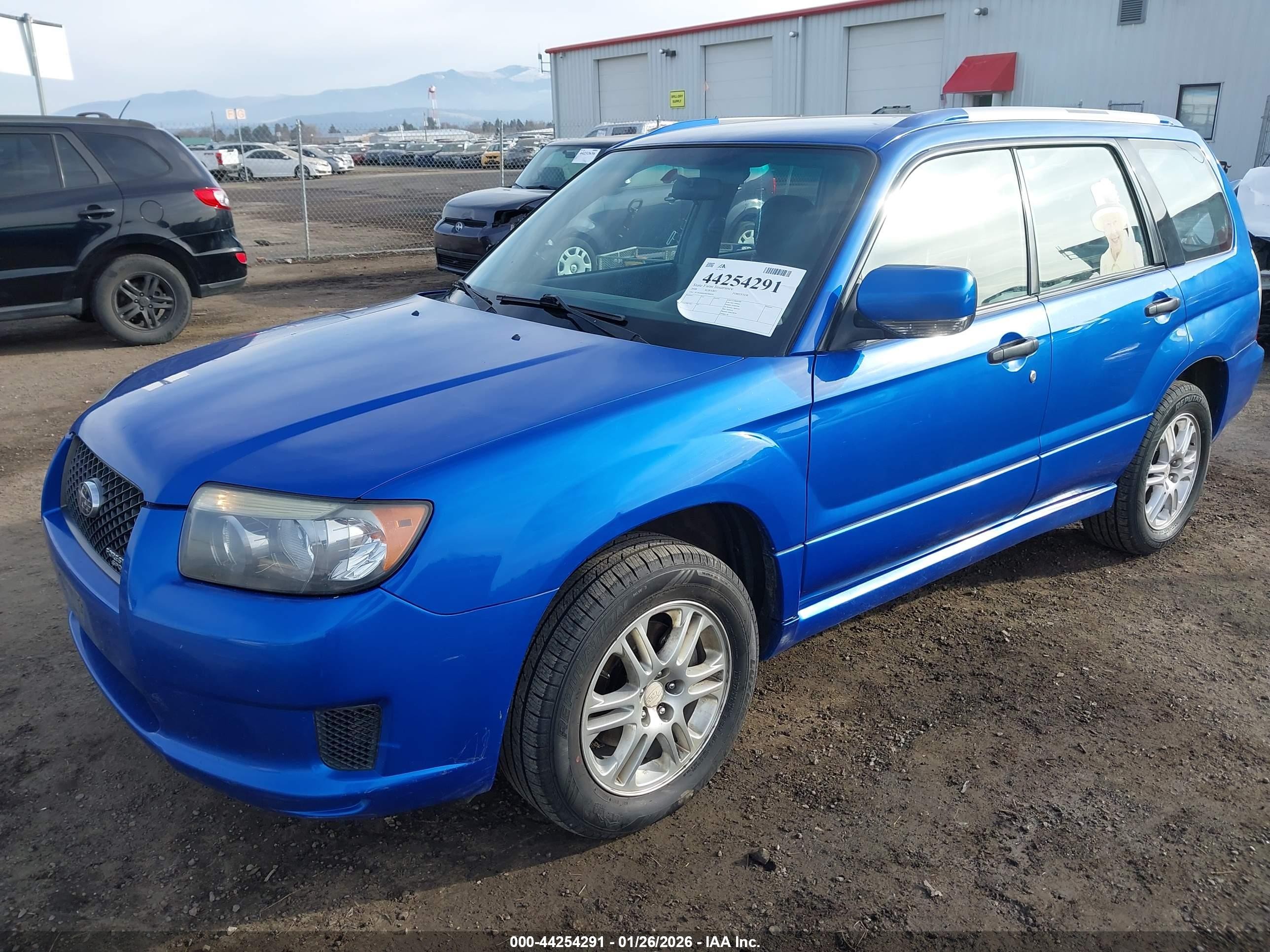 2008 Subaru Forester Sports 2.5x Blue vin: JF1SG66618H706626