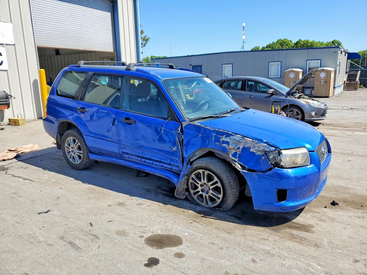 2008 Subaru Forester Sports 2.5x Blue vin: JF1SG66678H700930