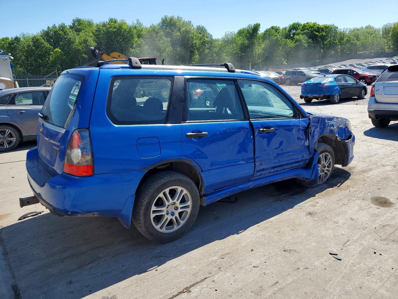 2008 Subaru Forester Sports 2.5x Blue vin: JF1SG66678H700930