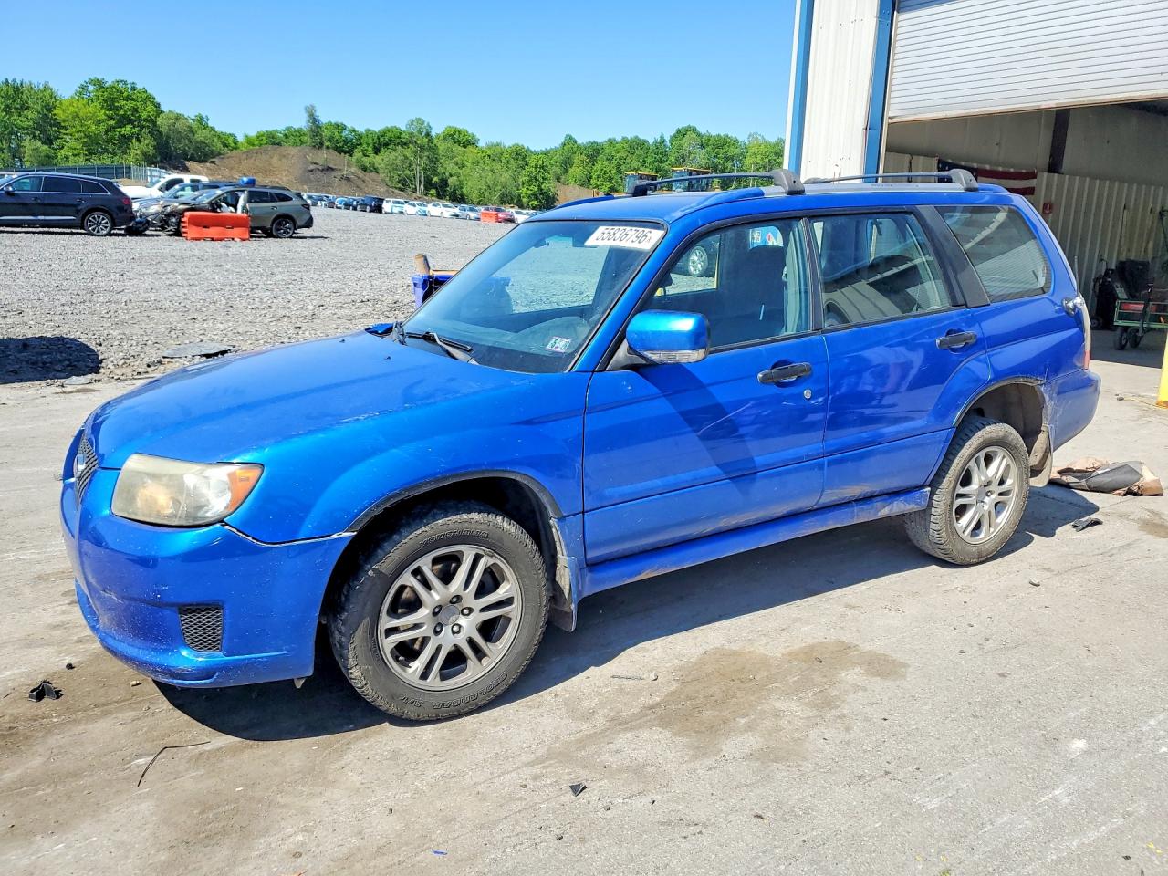 2008 Subaru Forester Sports 2.5x Blue vin: JF1SG66678H700930
