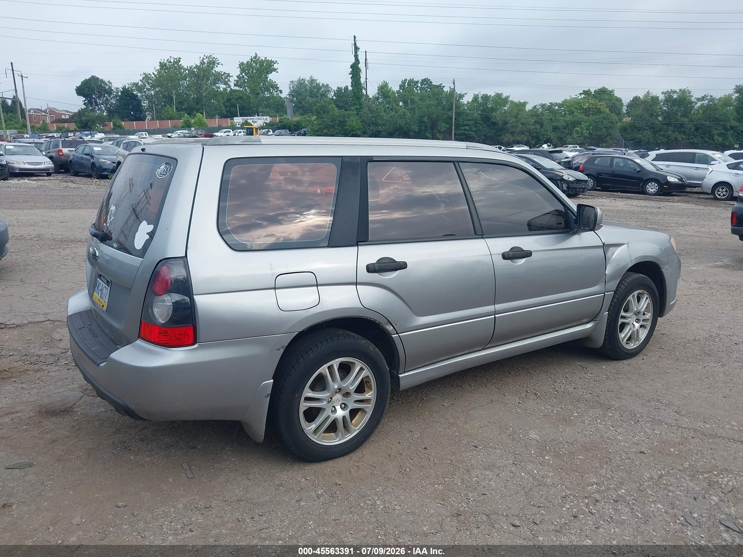 2008 Subaru Forester Sports 2.5x Серебряный vin: JF1SG66678H718134