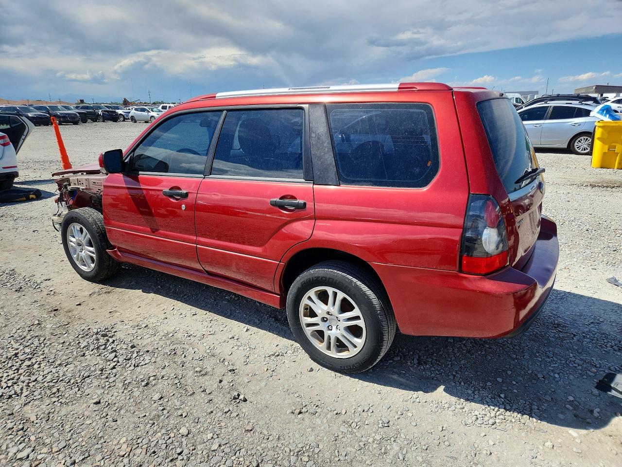 2008 Subaru Forester Sports 2.5x Red vin: JF1SG66678H728081