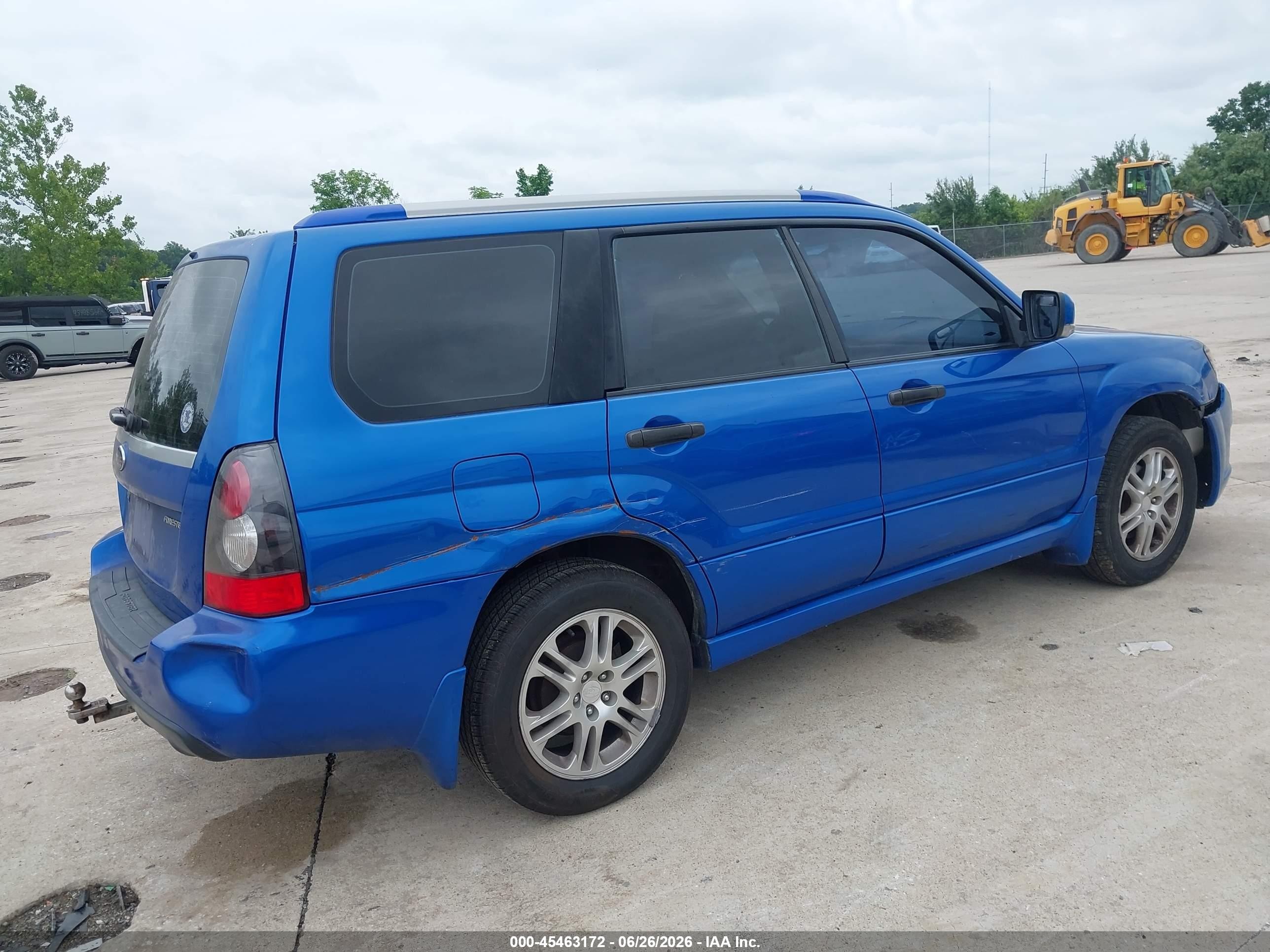 2008 Subaru Forester Sports 2.5x Blue vin: JF1SG66698H712142