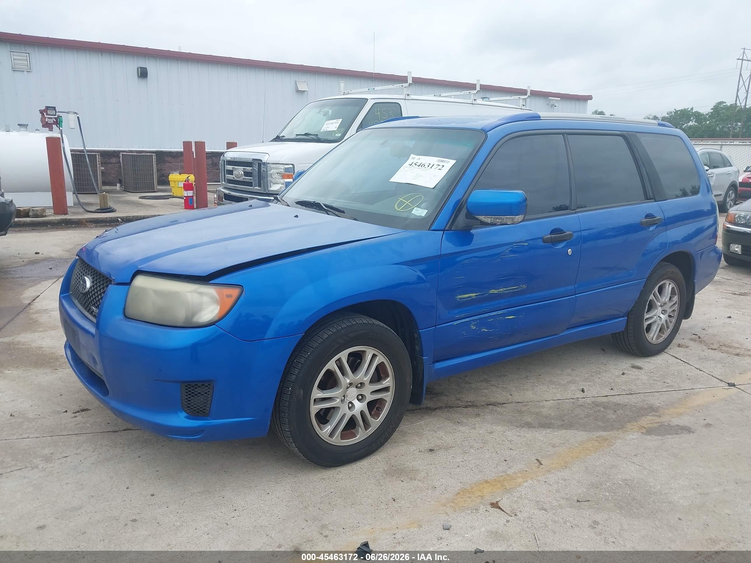 2008 Subaru Forester Sports 2.5x Blue vin: JF1SG66698H712142