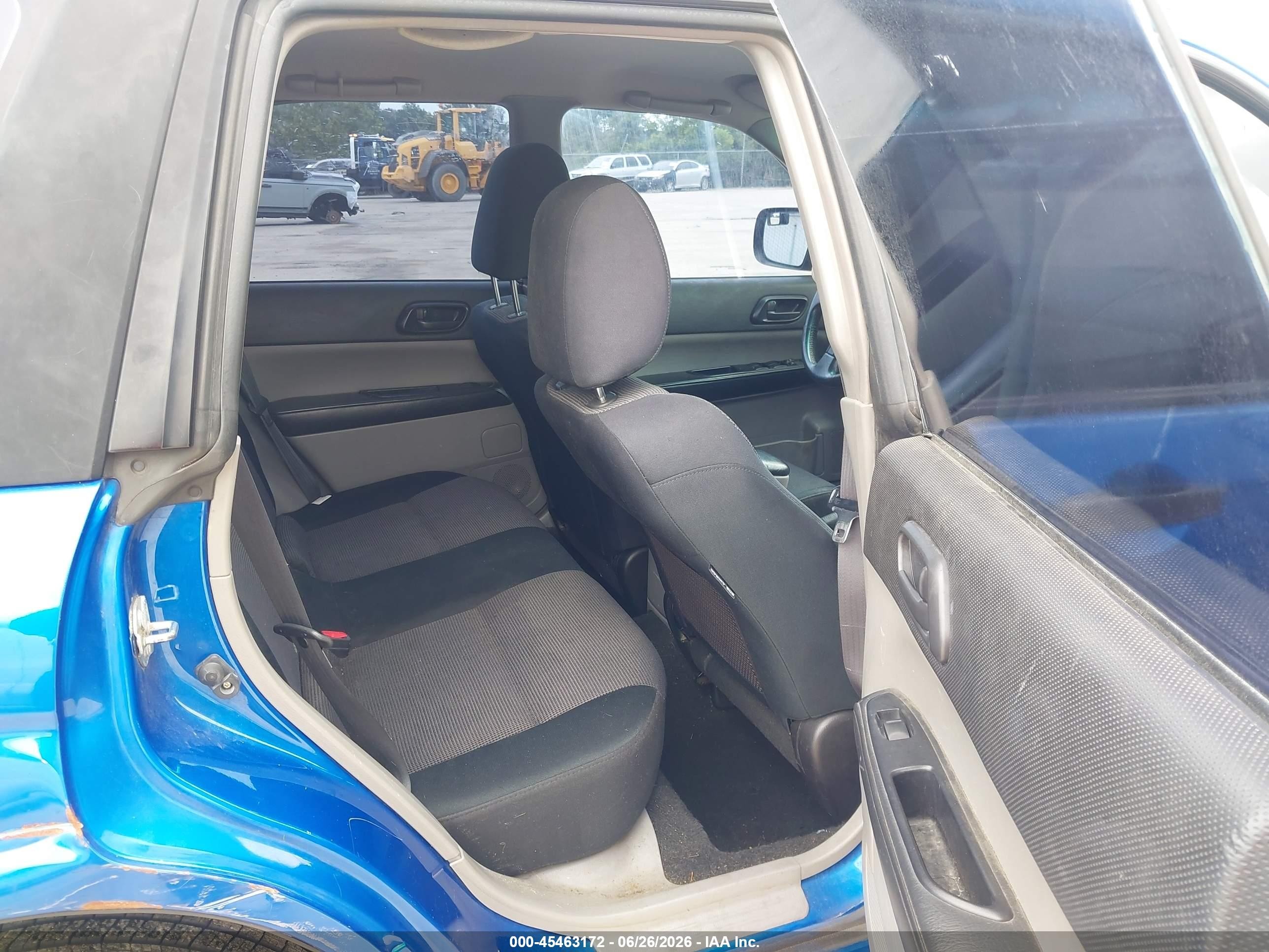 2008 Subaru Forester Sports 2.5x Blue vin: JF1SG66698H712142