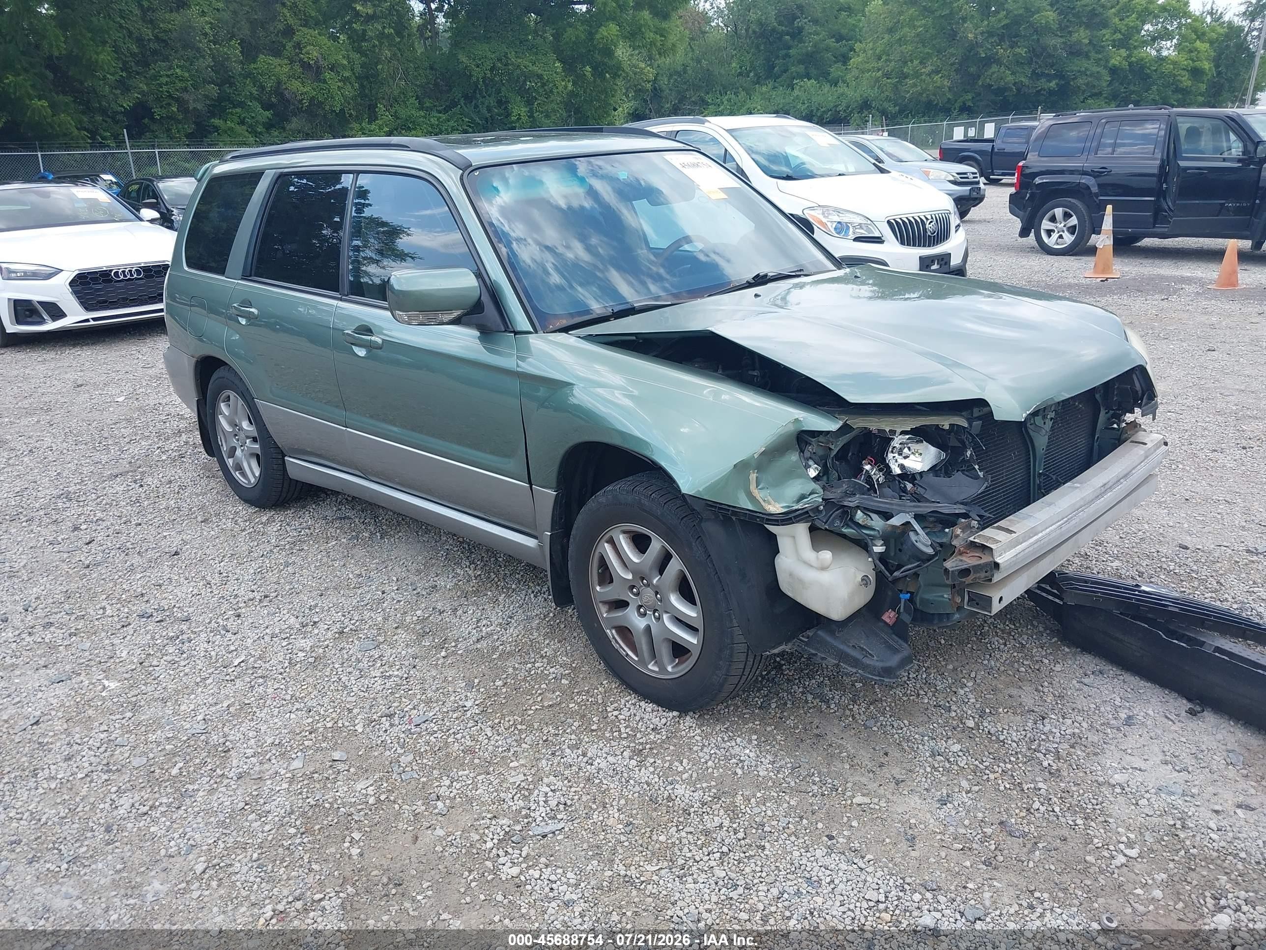2007 Subaru Forester 2.5x L.l. Bean Edition Green vin: JF1SG67627H711377