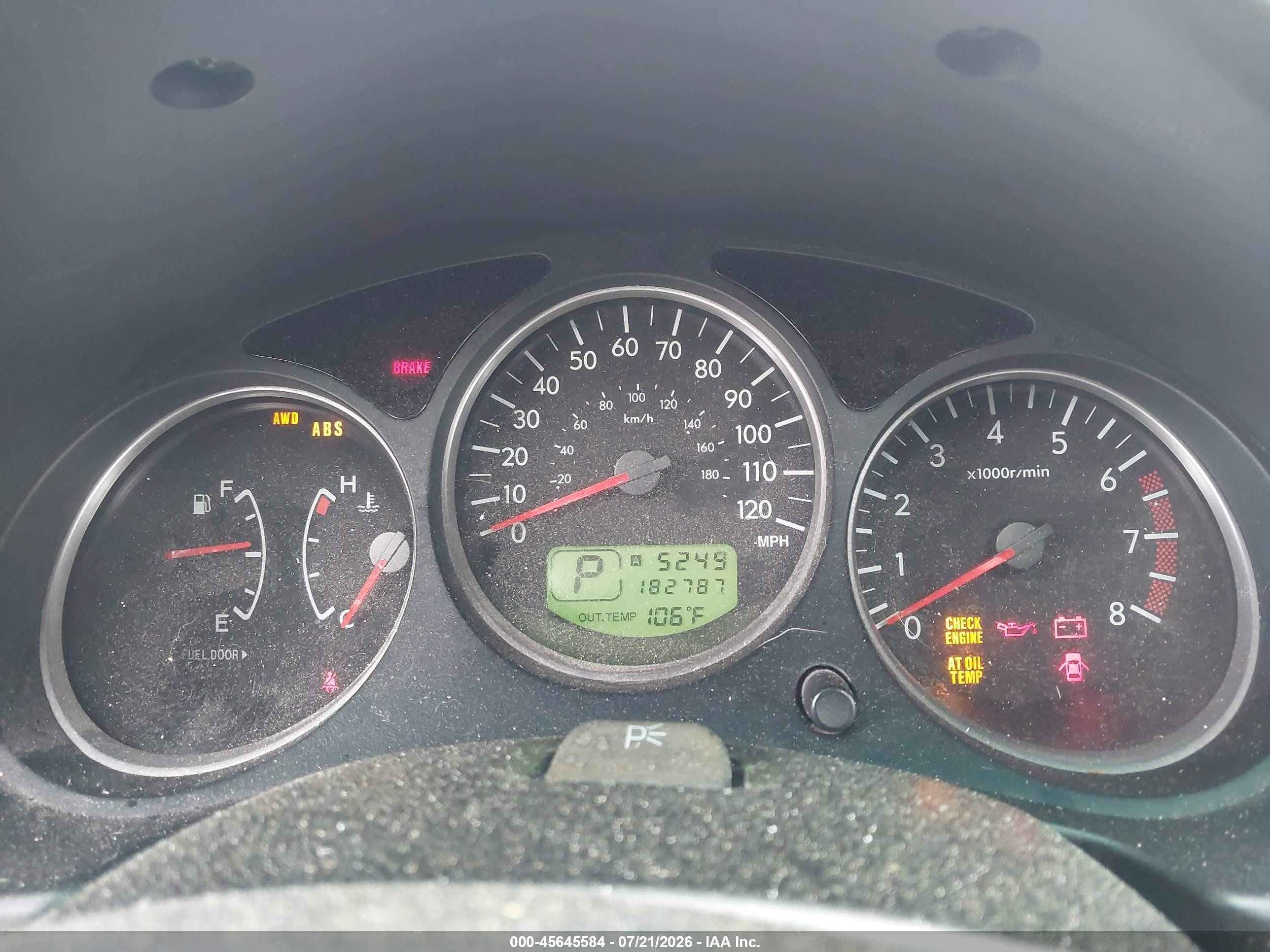 2005 Subaru Forester 2.5xs L.l. Bean Green vin: JF1SG67635H735782