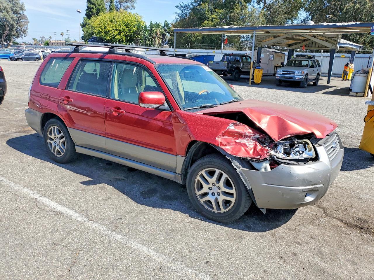 2006 Subaru Forester 2.5x Ll Bean Red vin: JF1SG67636H755807