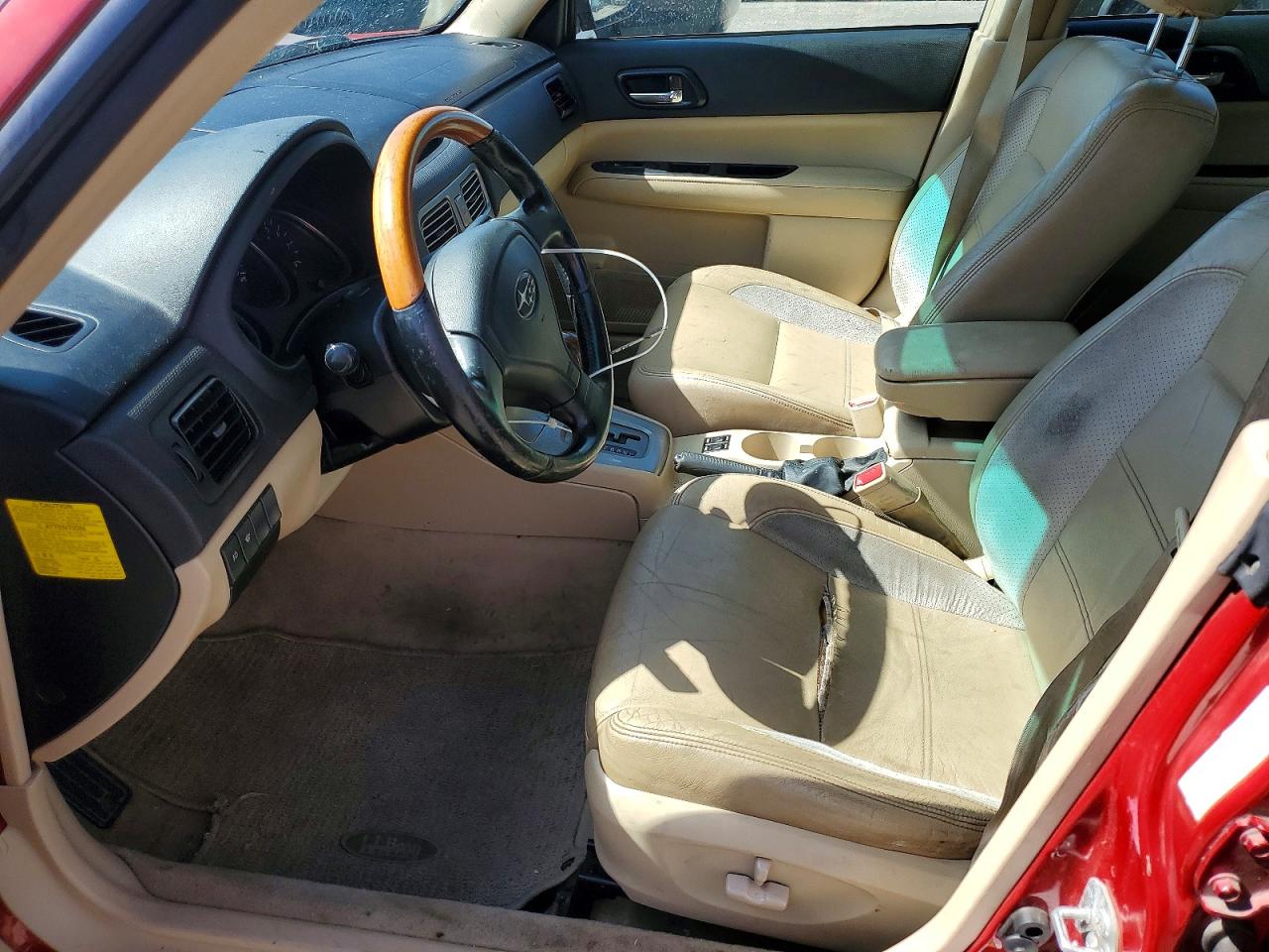 2006 Subaru Forester 2.5x Ll Bean Red vin: JF1SG67636H755807