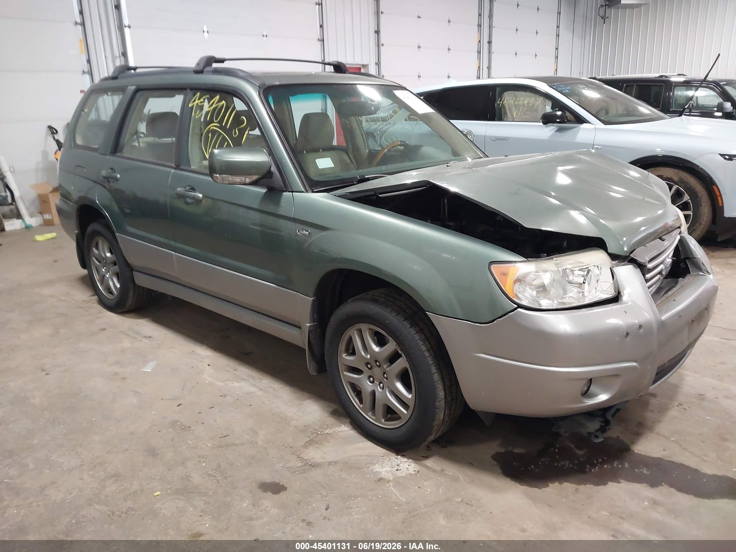 2008 Subaru Forester 2.5x L.l. Bean Edition Green vin: JF1SG67638H701958