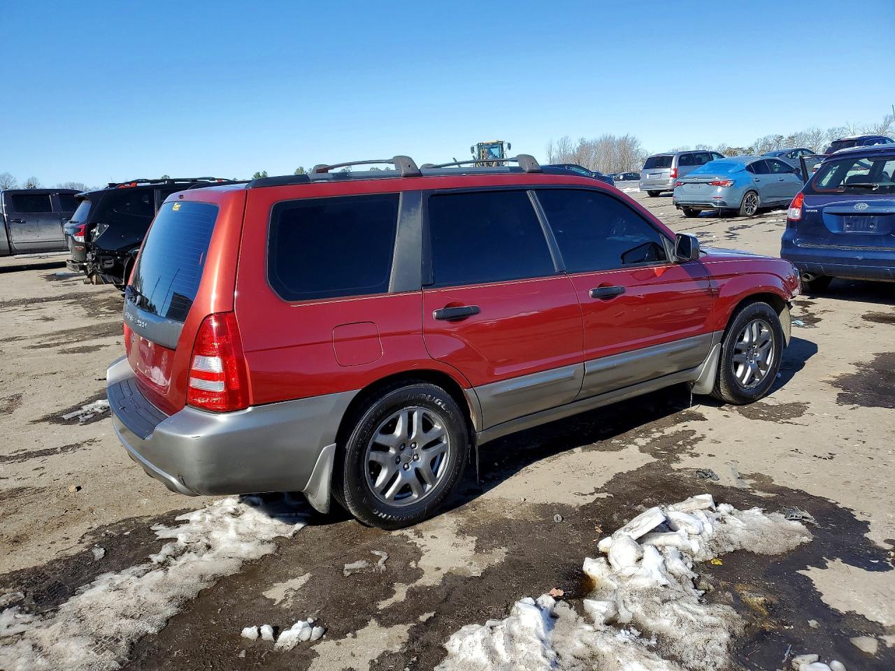 2005 Subaru Forester 2.5xs Ll Bean Оранжевый vin: JF1SG67645H737699