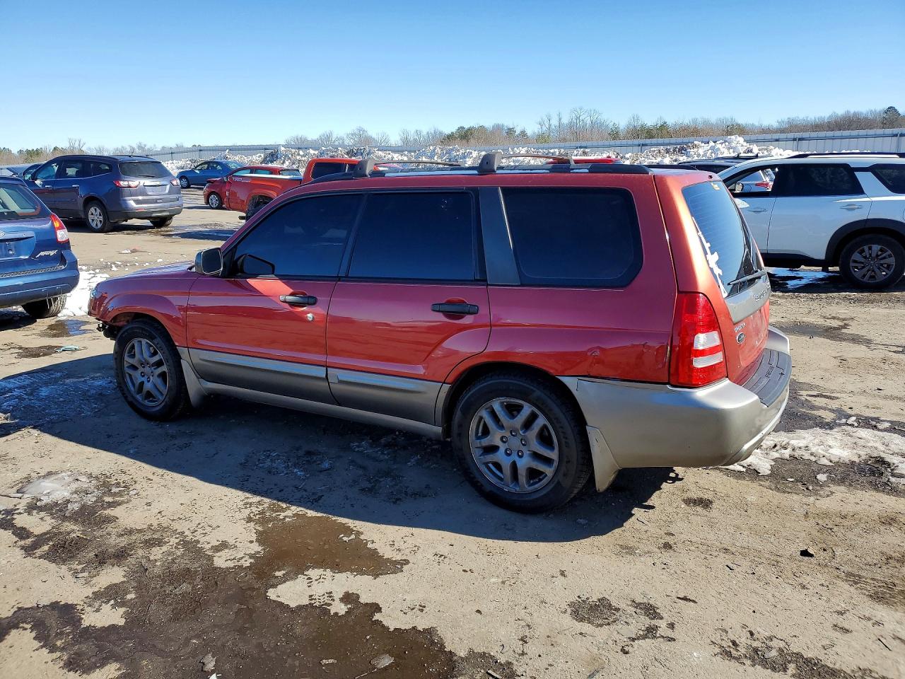 2005 Subaru Forester 2.5xs Ll Bean Оранжевый vin: JF1SG67645H737699