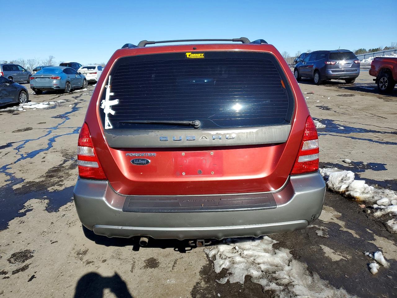 2005 Subaru Forester 2.5xs Ll Bean Оранжевый vin: JF1SG67645H737699