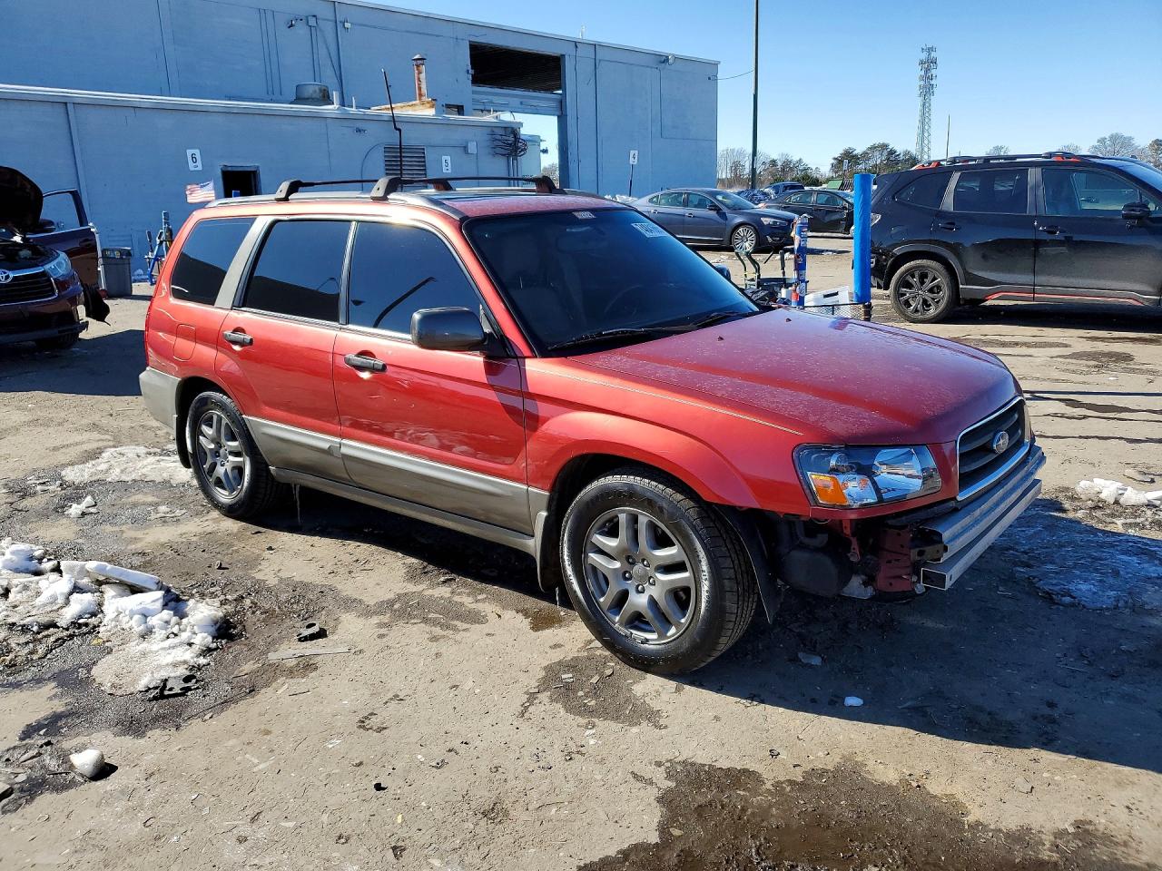 2005 Subaru Forester 2.5xs Ll Bean Оранжевый vin: JF1SG67645H737699