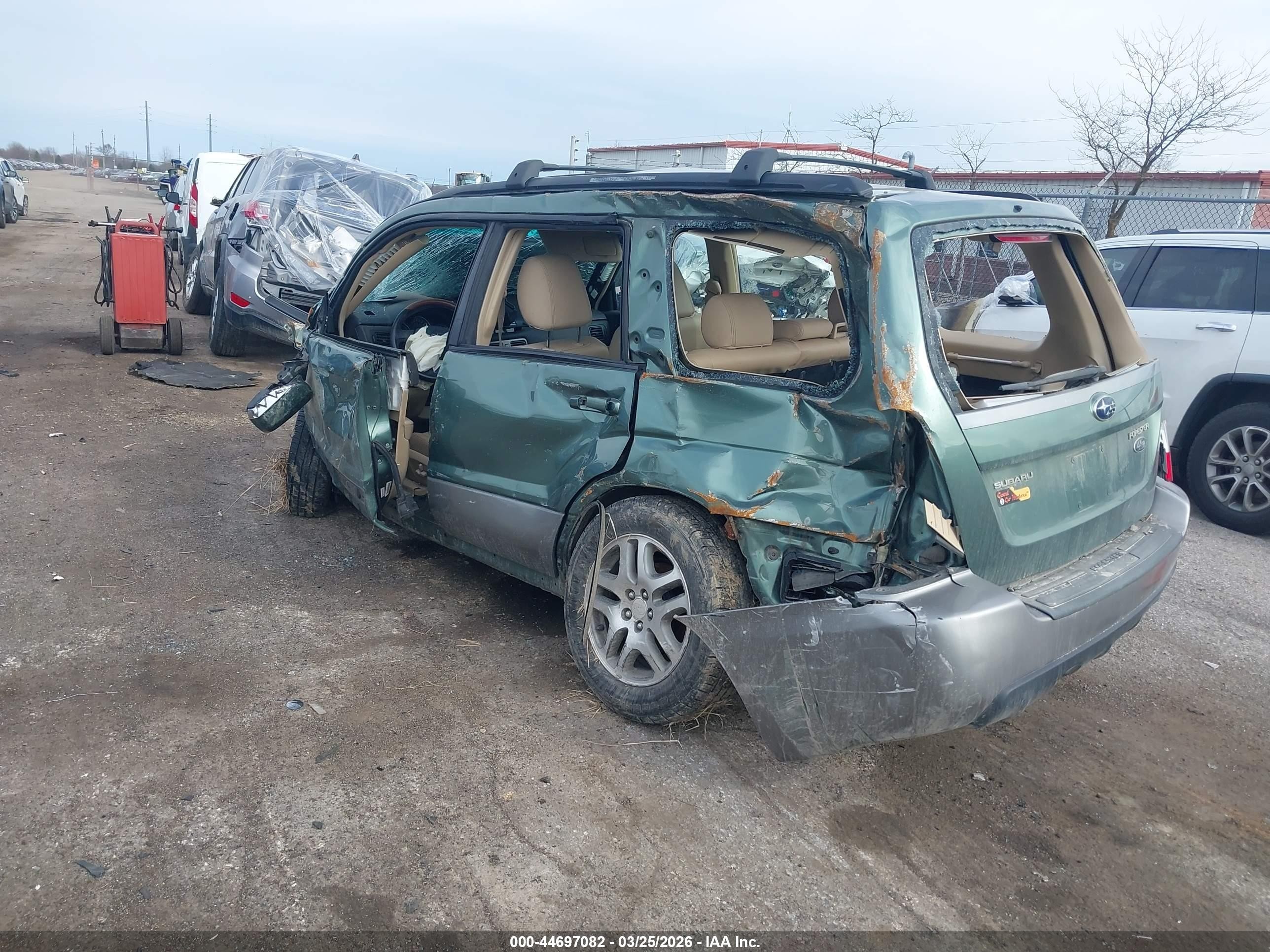 2006 Subaru Forester 2.5x L.l. Bean Edition Зеленый vin: JF1SG67646H707684