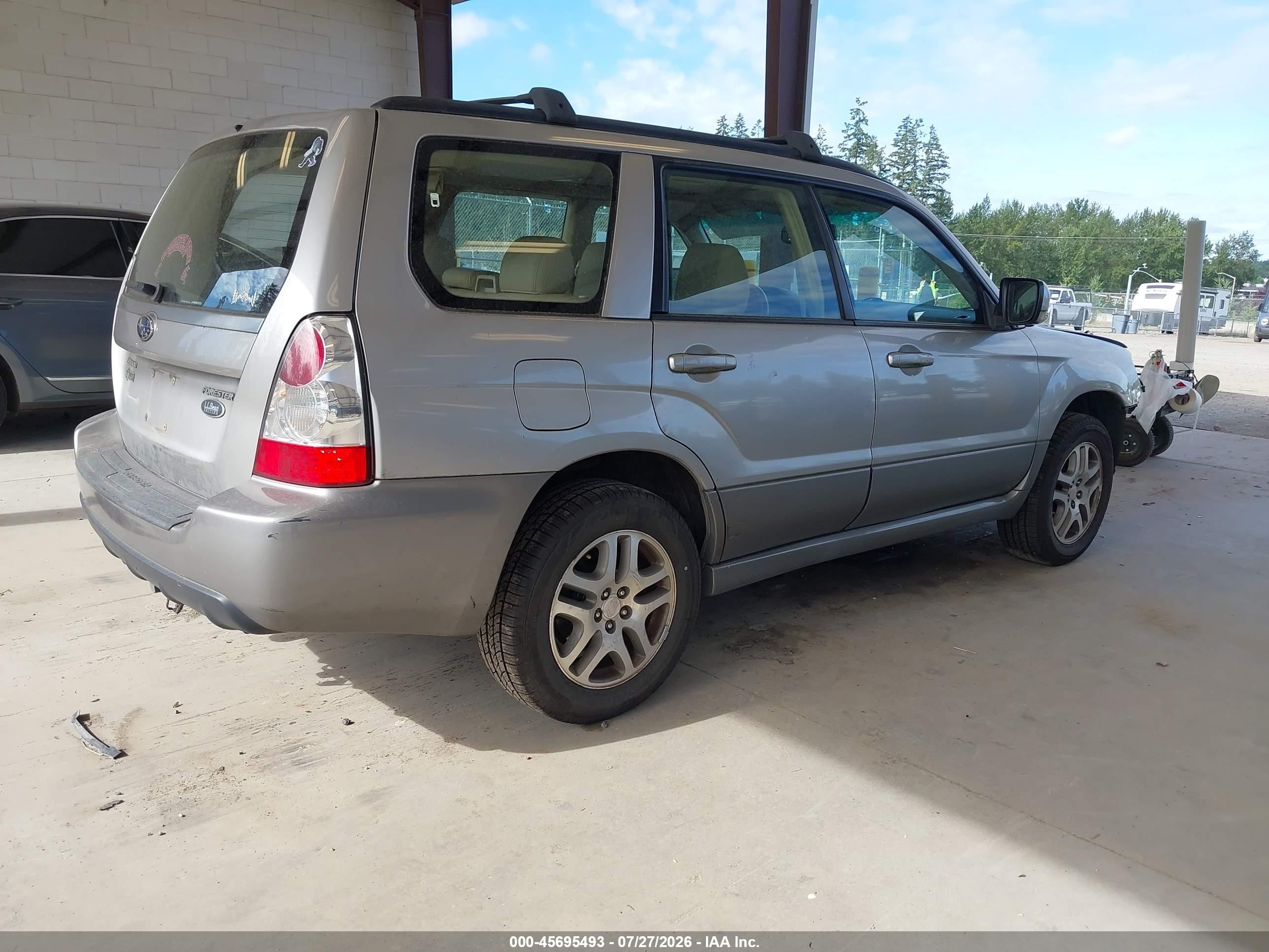 2006 Subaru Forester 2.5x L.l. Bean Edition Pewter vin: JF1SG67646H729913