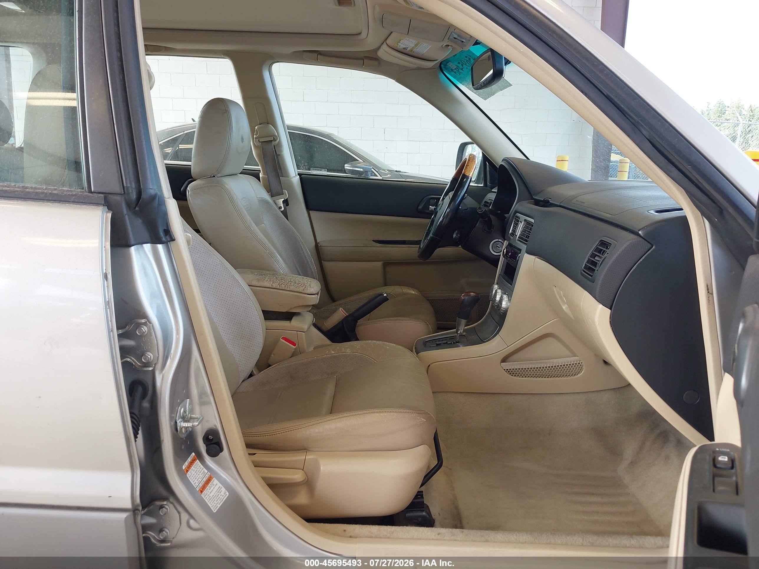 2006 Subaru Forester 2.5x L.l. Bean Edition Pewter vin: JF1SG67646H729913