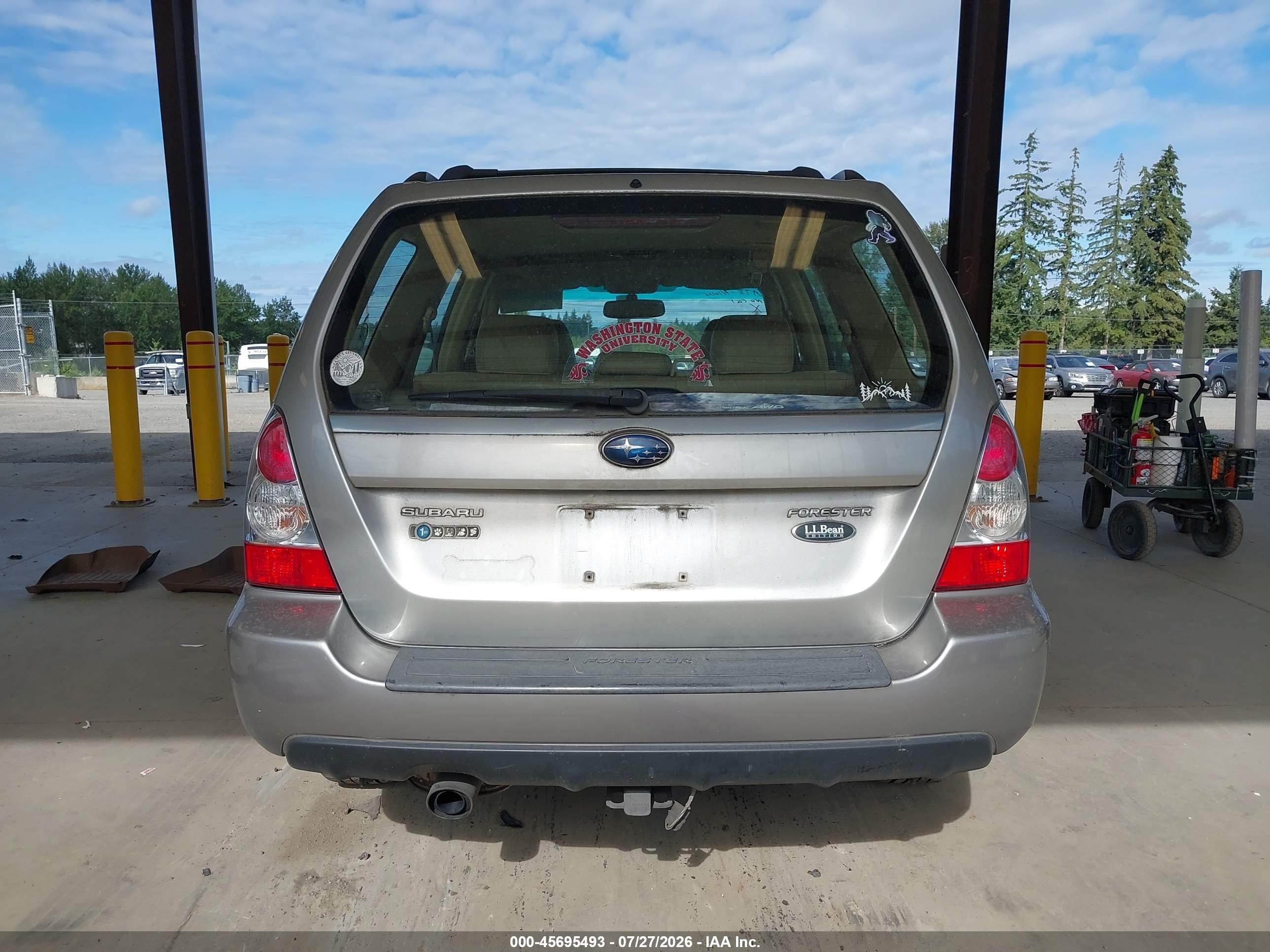 2006 Subaru Forester 2.5x L.l. Bean Edition Pewter vin: JF1SG67646H729913