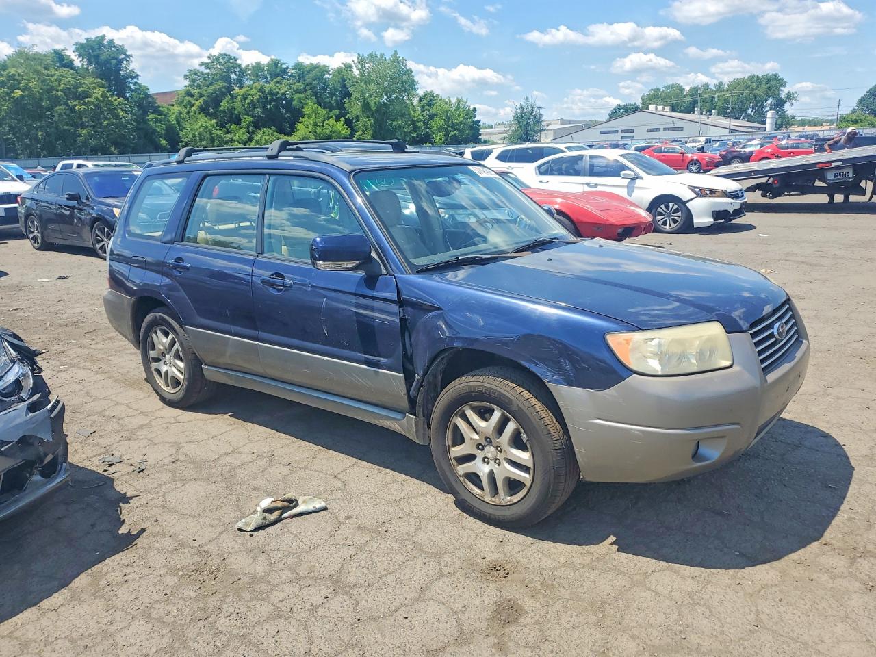 2006 Subaru Forester 2.5x Ll Bean Blue vin: JF1SG67656H705653