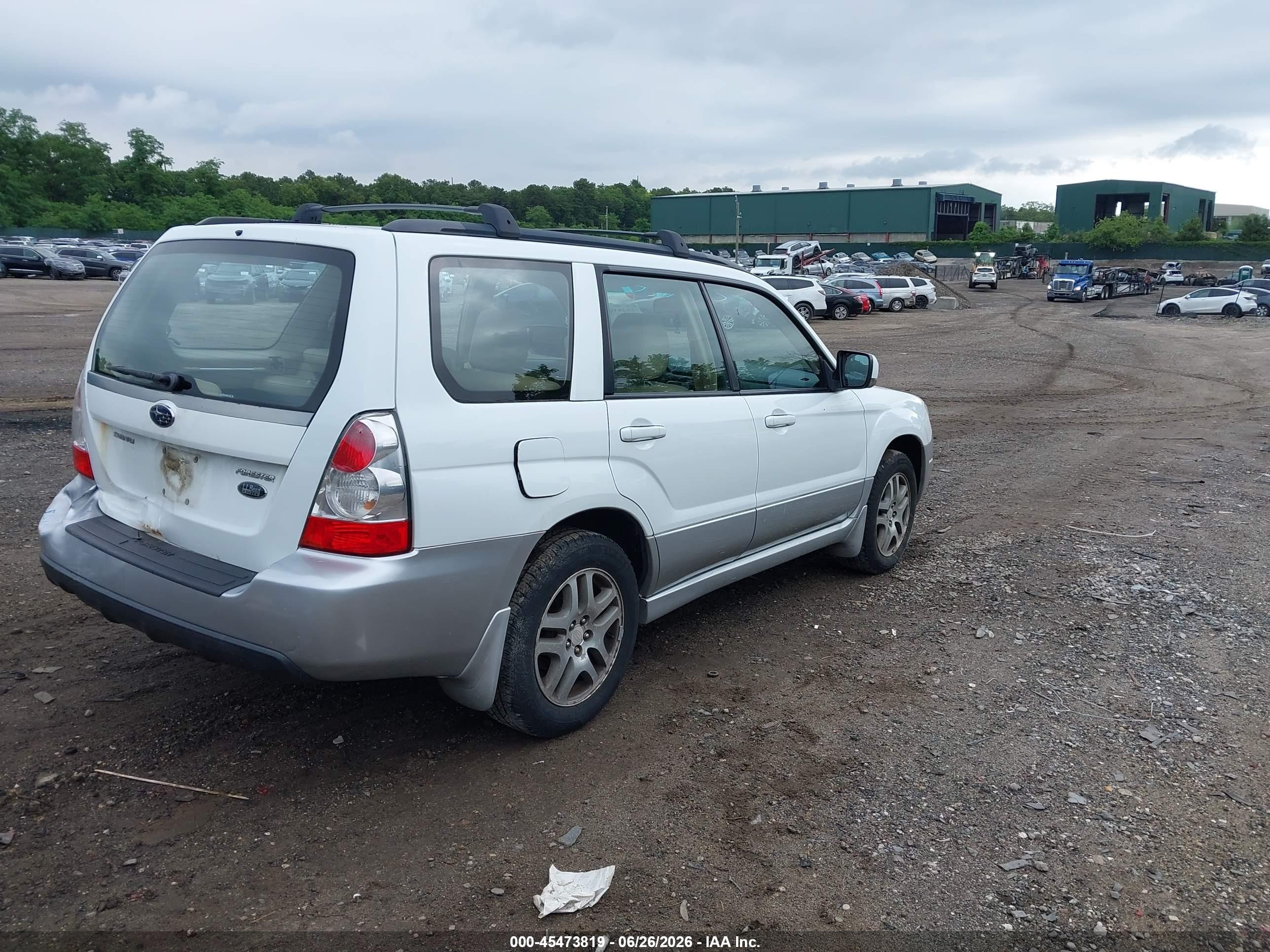 2006 Subaru Forester 2.5x L.l. Bean Edition White vin: JF1SG67666H740749