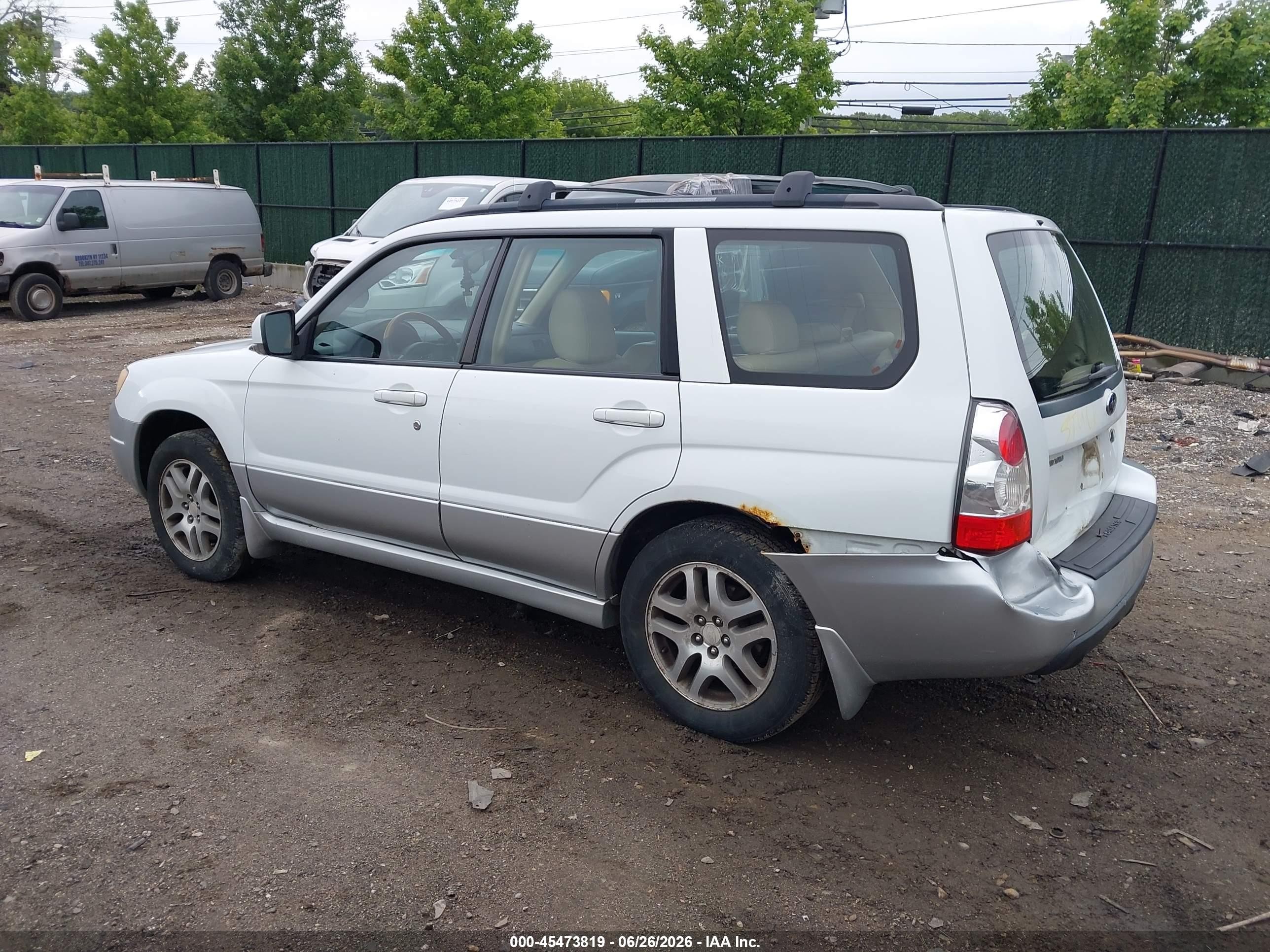 2006 Subaru Forester 2.5x L.l. Bean Edition White vin: JF1SG67666H740749