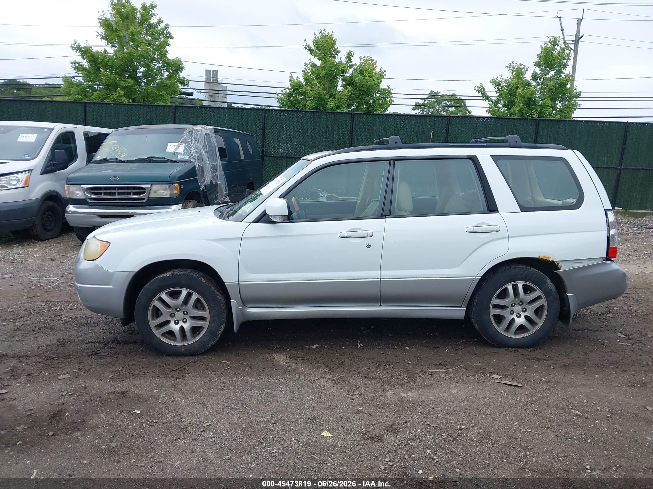 2006 Subaru Forester 2.5x L.l. Bean Edition White vin: JF1SG67666H740749