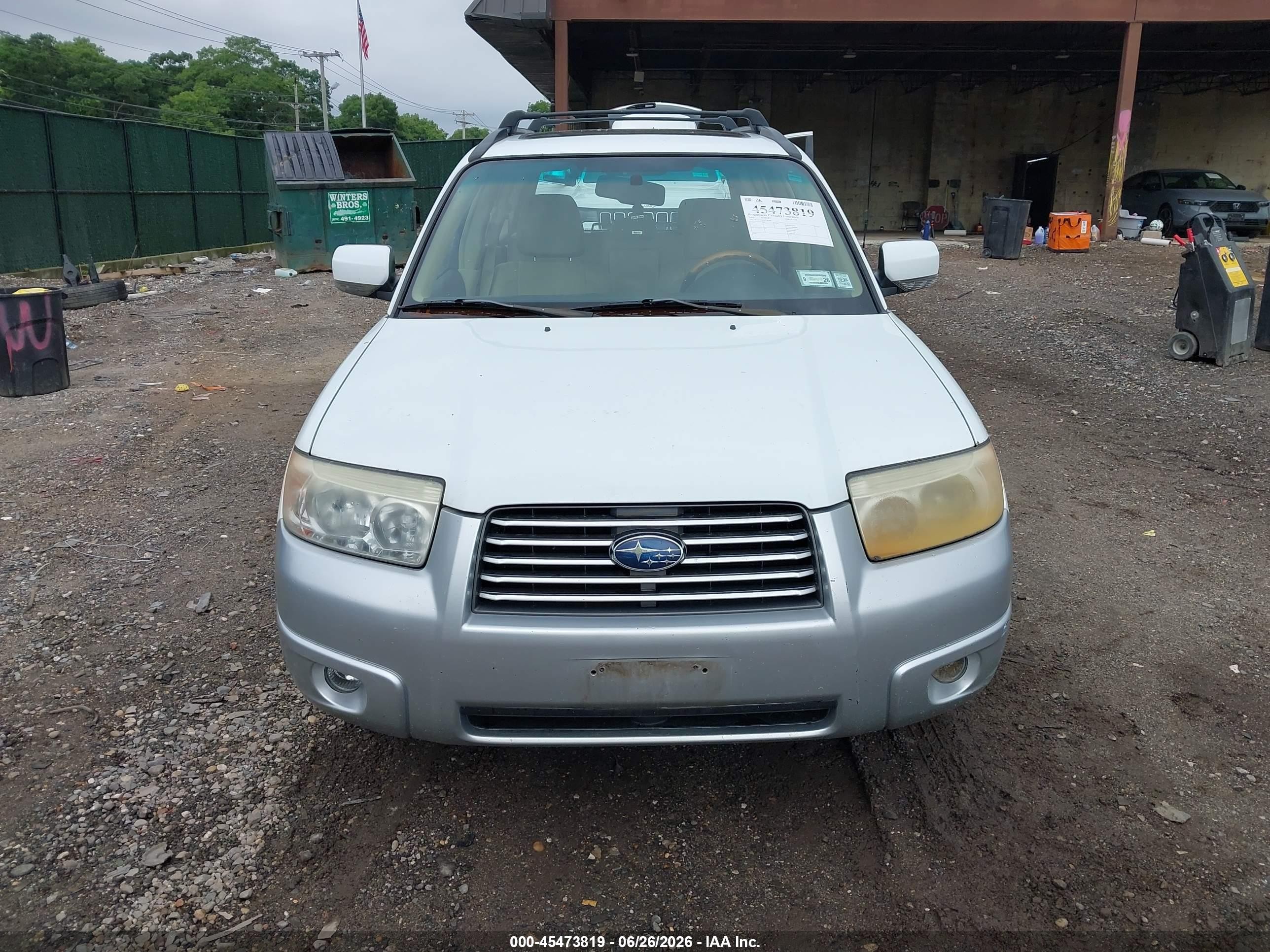 2006 Subaru Forester 2.5x L.l. Bean Edition White vin: JF1SG67666H740749
