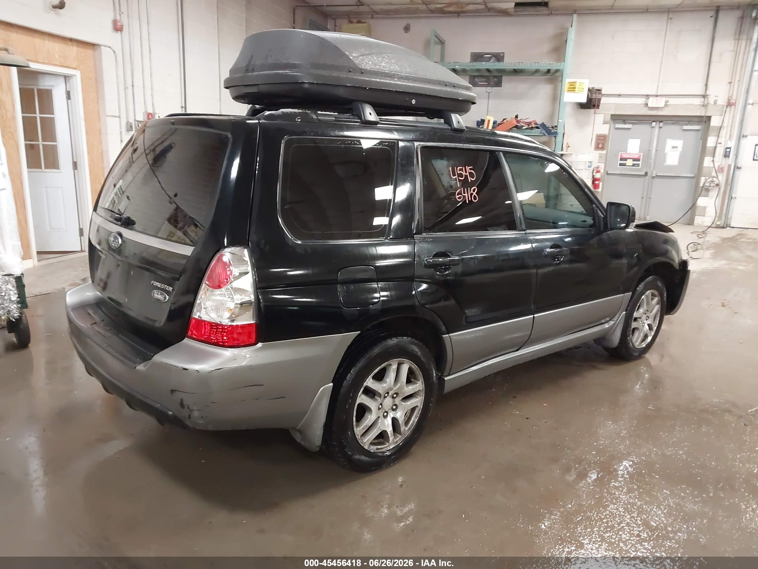 2006 Subaru Forester 2.5x L.l. Bean Edition Black vin: JF1SG67686H732085