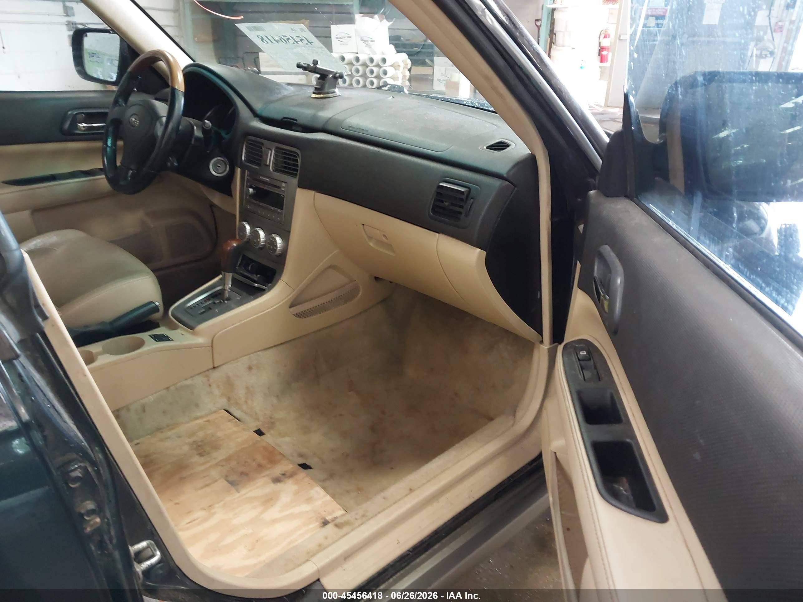 2006 Subaru Forester 2.5x L.l. Bean Edition Black vin: JF1SG67686H732085
