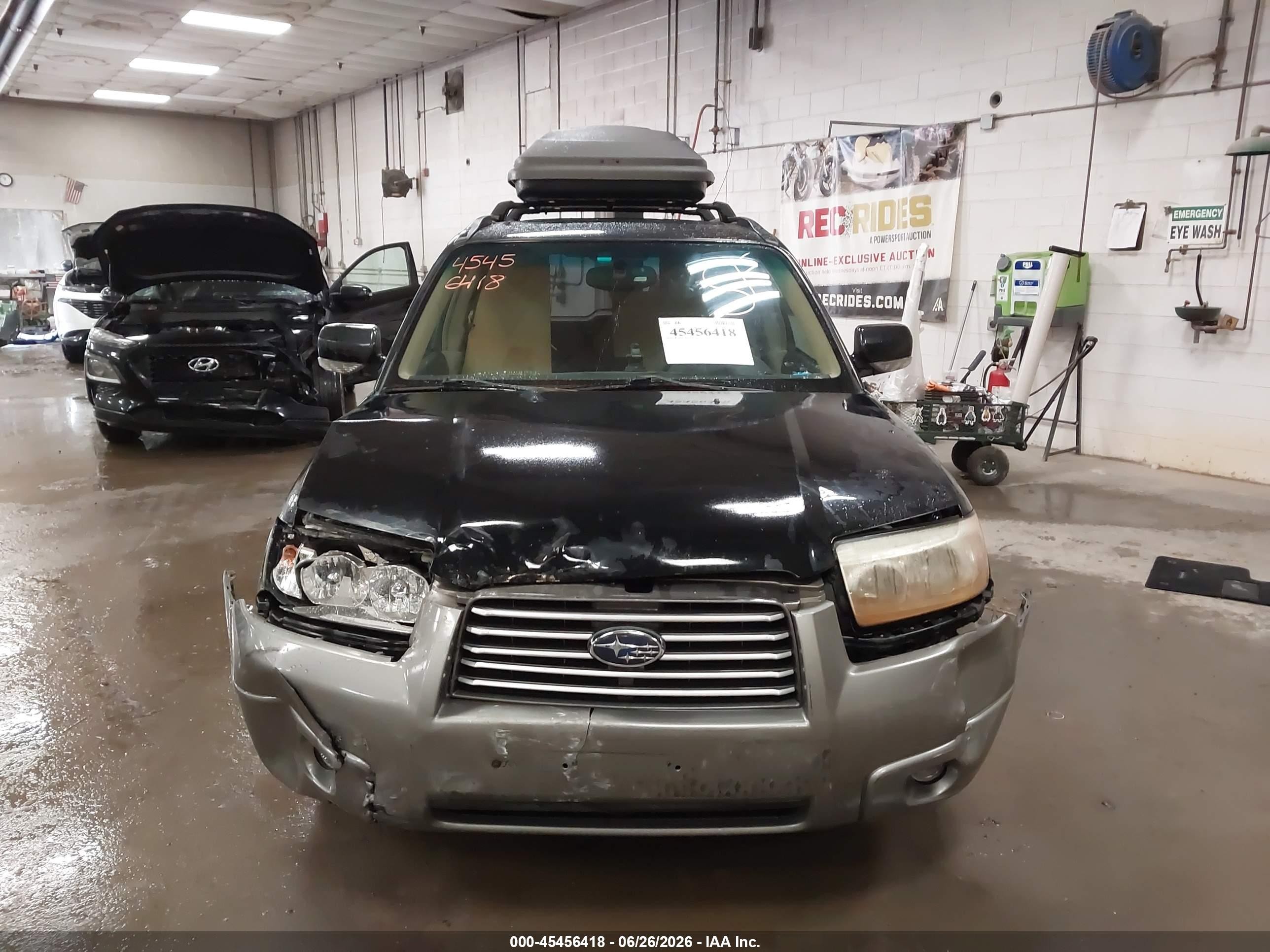 2006 Subaru Forester 2.5x L.l. Bean Edition Black vin: JF1SG67686H732085