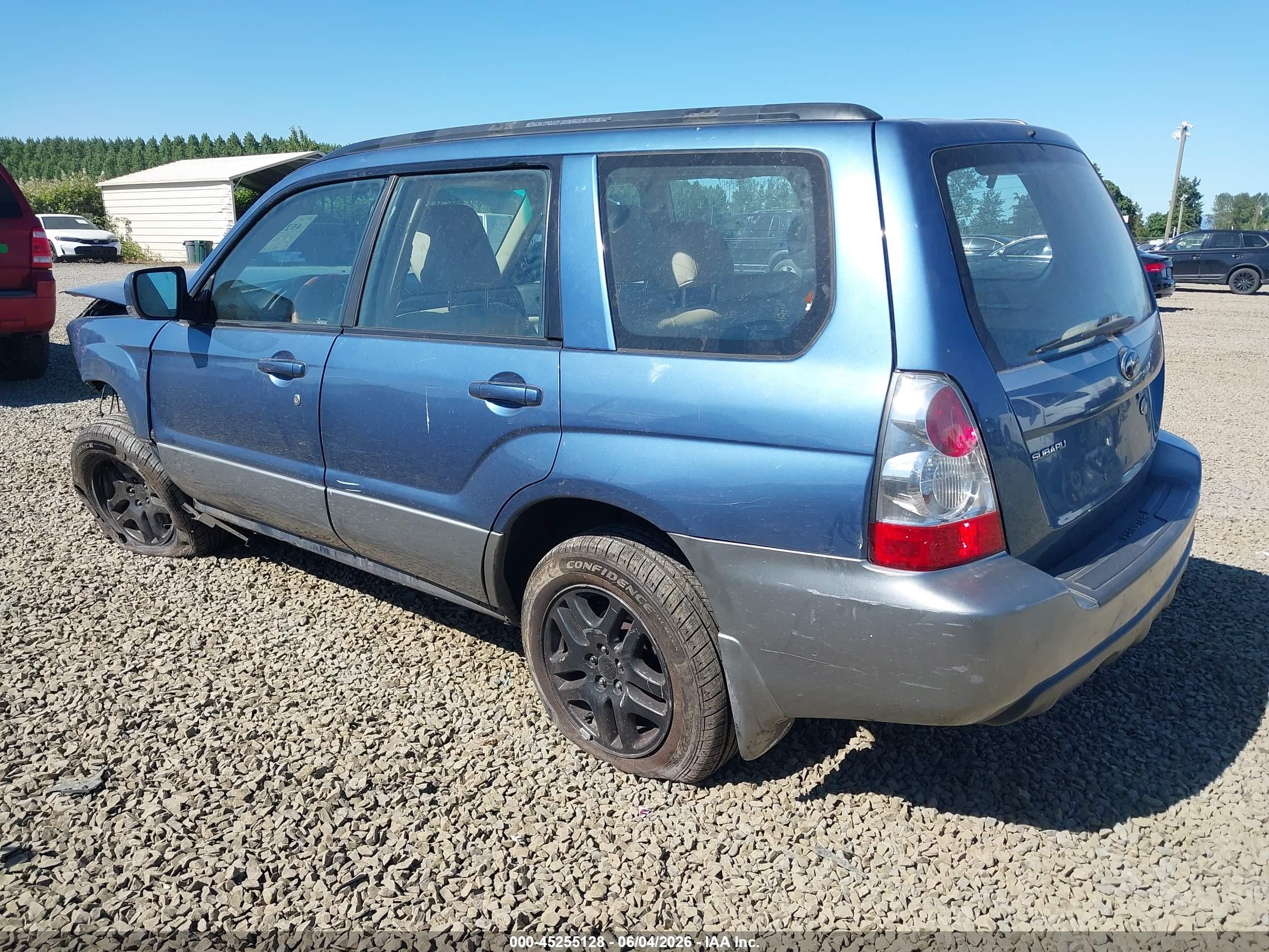 2007 Subaru Forester 2.5x L.l. Bean Edition Blue vin: JF1SG67697H708105