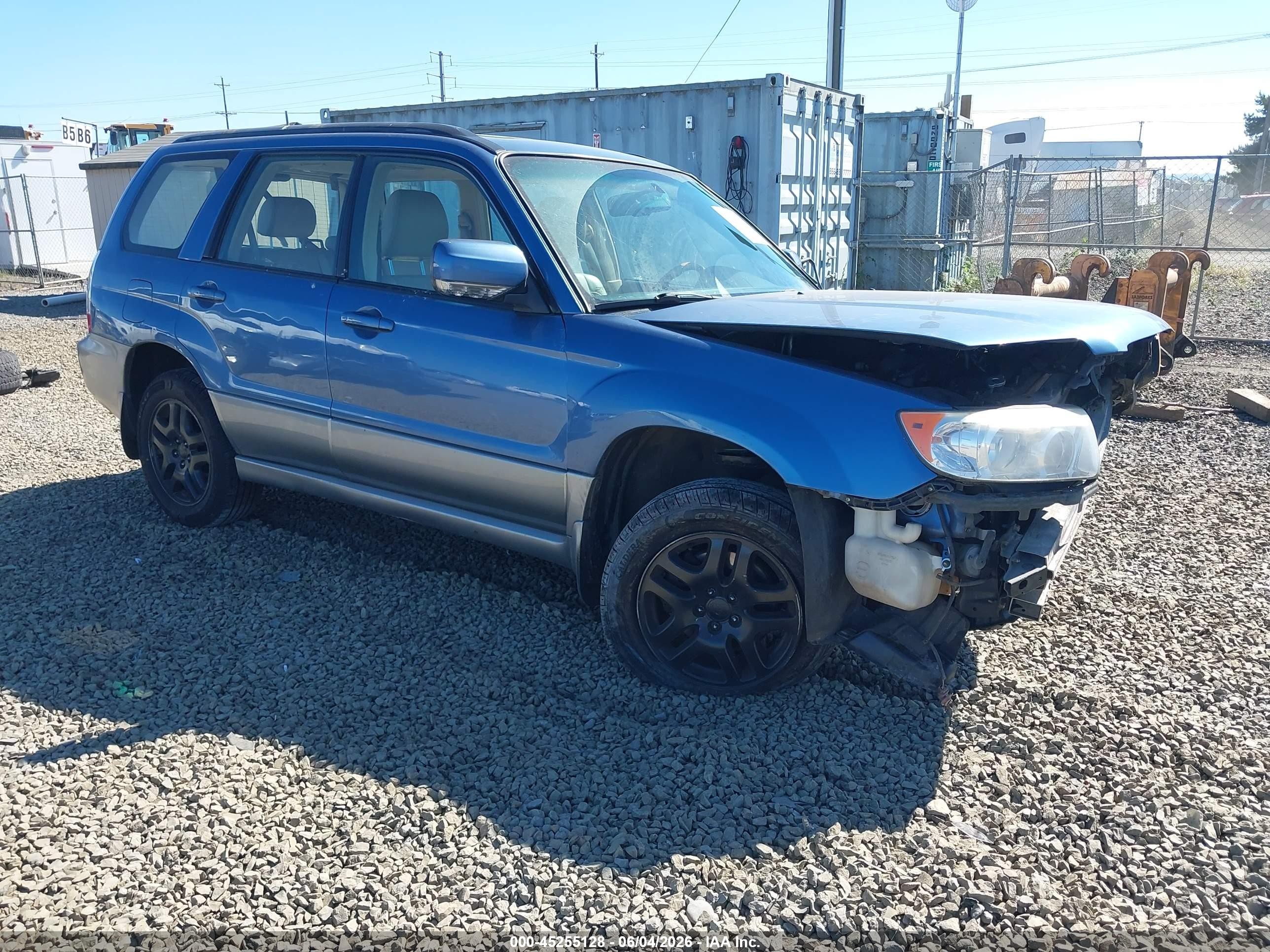 2007 Subaru Forester 2.5x L.l. Bean Edition Blue vin: JF1SG67697H708105