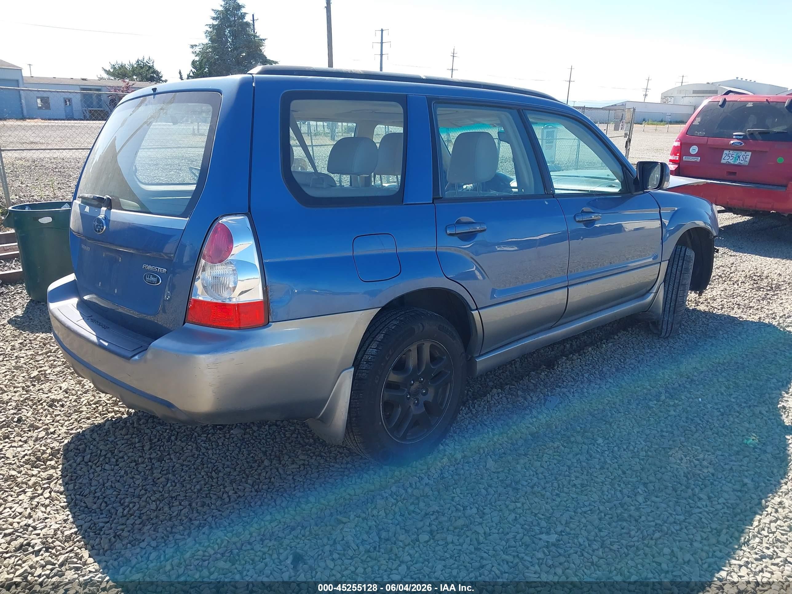 2007 Subaru Forester 2.5x L.l. Bean Edition Blue vin: JF1SG67697H708105