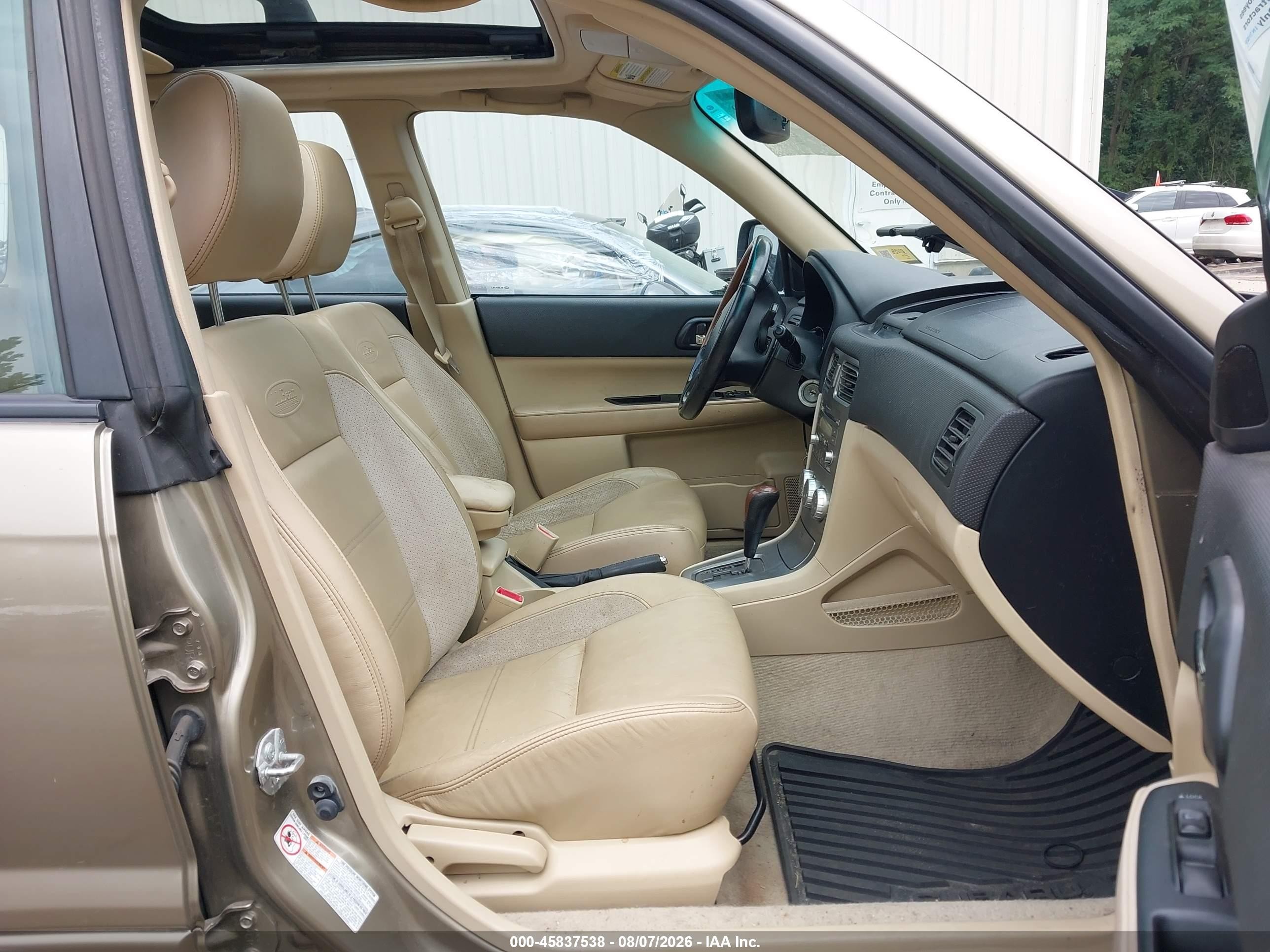 2008 Subaru Forester 2.5x L.l. Bean Edition Gold vin: JF1SG67698H722023