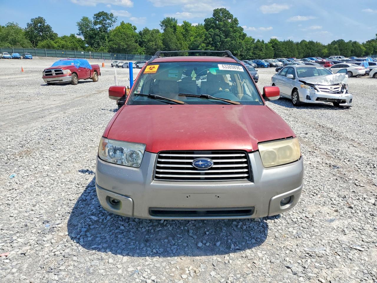 2006 Subaru Forester 2.5x Ll Bean Красный vin: JF1SG676X6H733822
