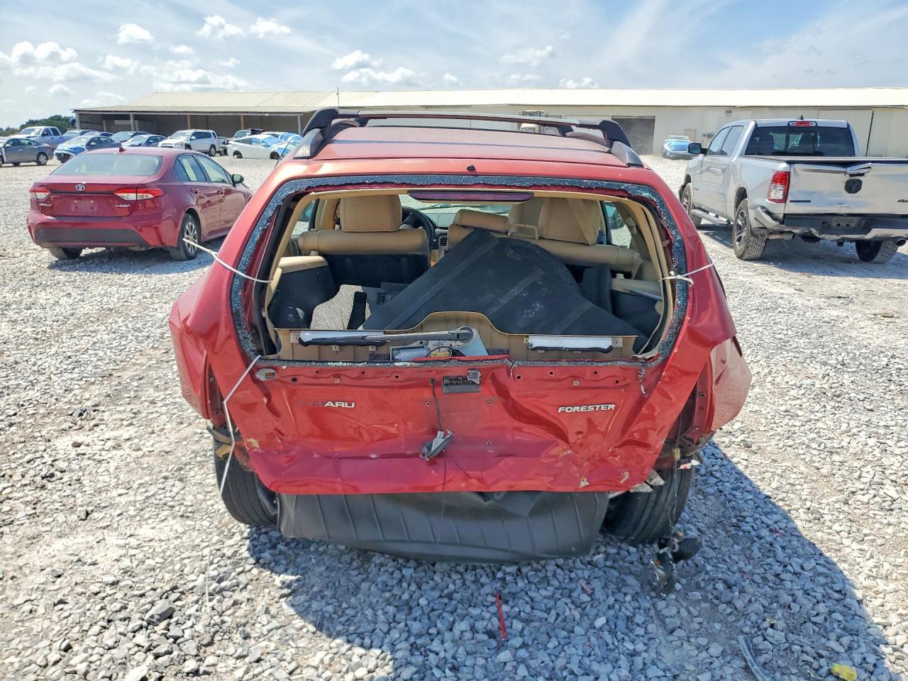 2006 Subaru Forester 2.5x Ll Bean Красный vin: JF1SG676X6H733822