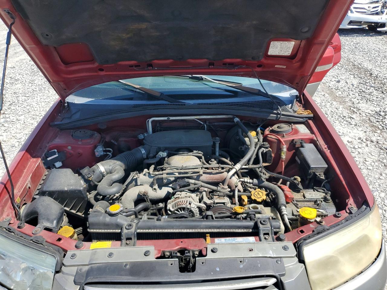 2006 Subaru Forester 2.5x Ll Bean Красный vin: JF1SG676X6H733822