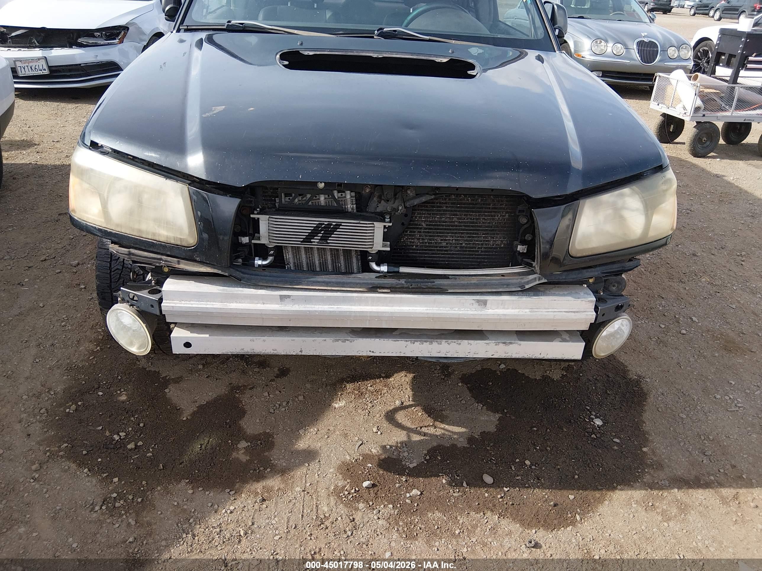 2005 Subaru Forester 2.5xt Черный vin: JF1SG69605H722209