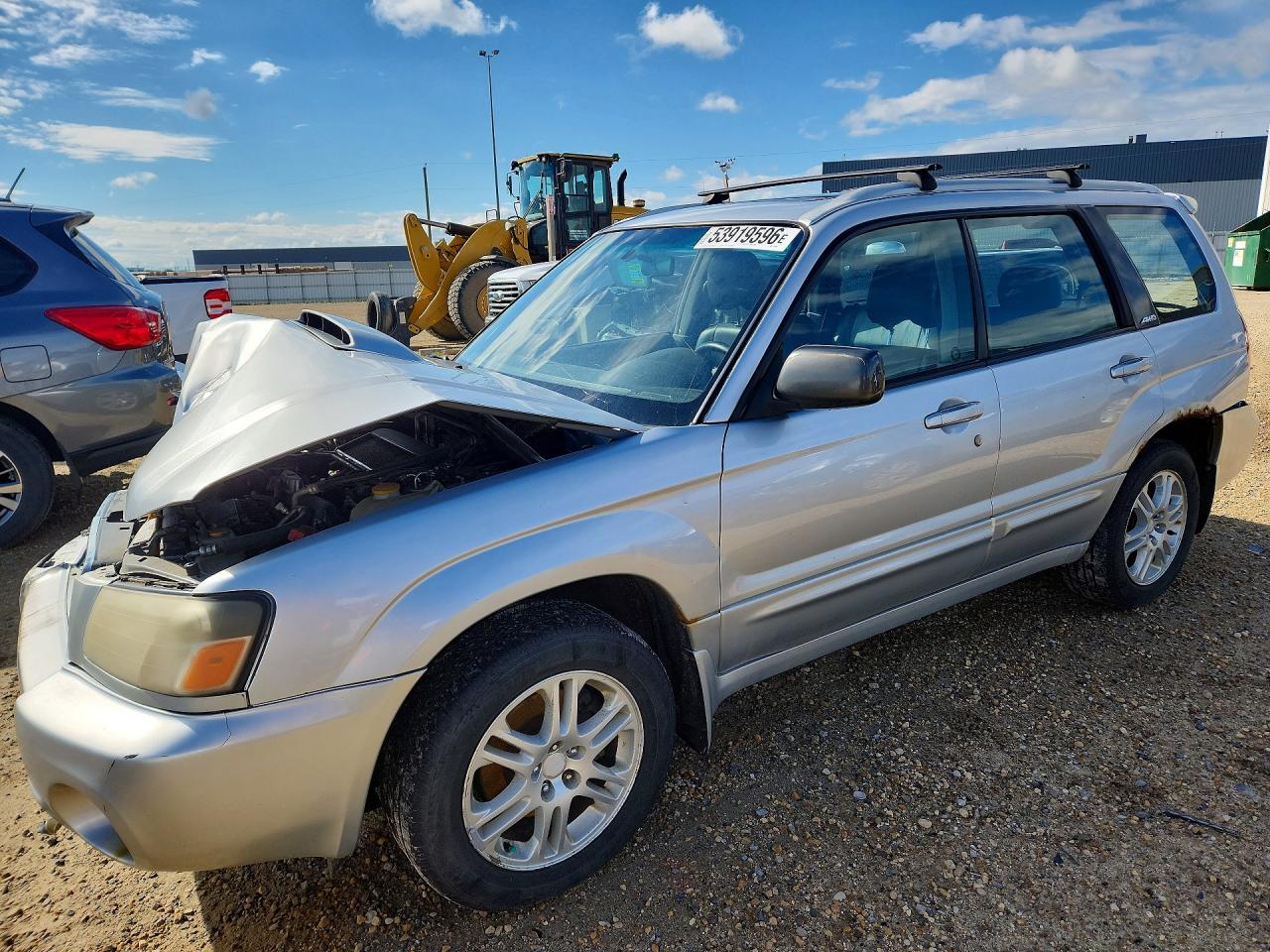 2004 Subaru Forester 2.5xt Silver vin: JF1SG69644G700606