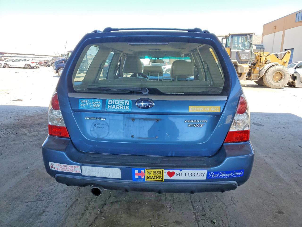 2007 Subaru Forester 2.5xt Limited Синий vin: JF1SG69657G708461