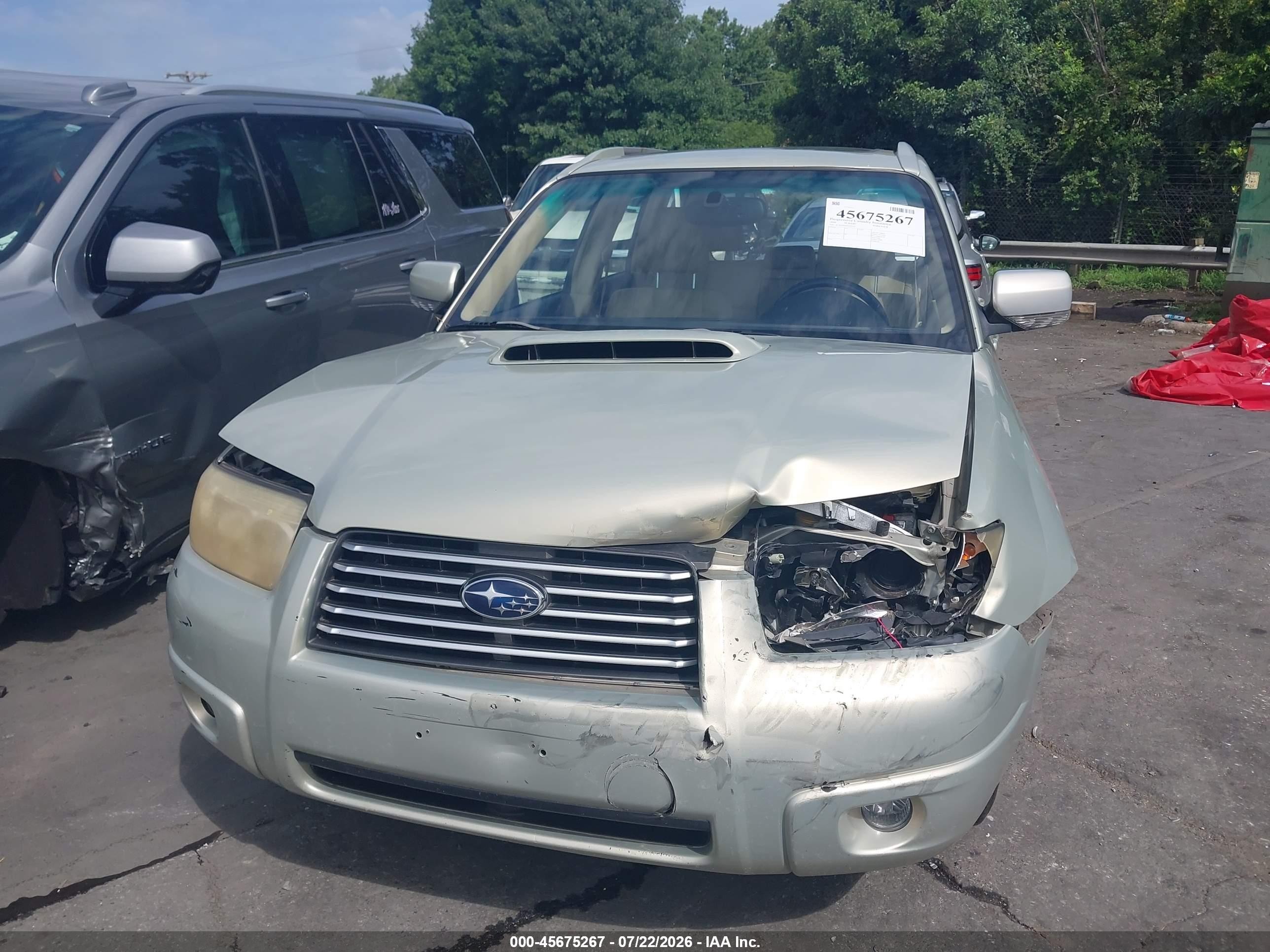 2006 Subaru Forester 2.5xt Limited Gold vin: JF1SG69666H709143